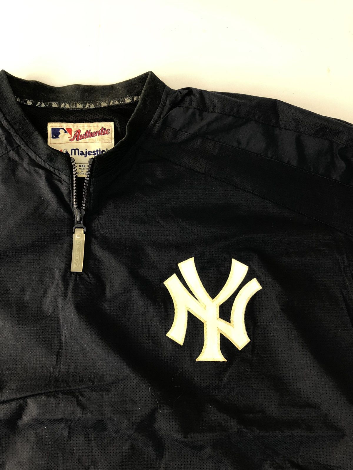 MLB × Majestic × New York Yankees Majestic MLB New York Yankees NY Bomber Half Zip Bomber Size US XXL / EU 58 / 5 - 4 Thumbnail