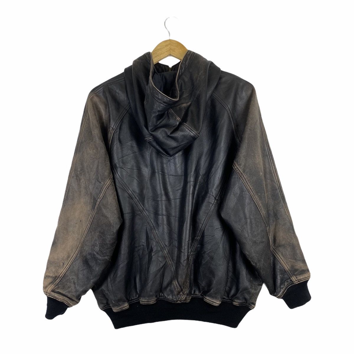ISSEY MIYAKE CHISATO TSUMORI REVERSIBLE LEATHER JACKET