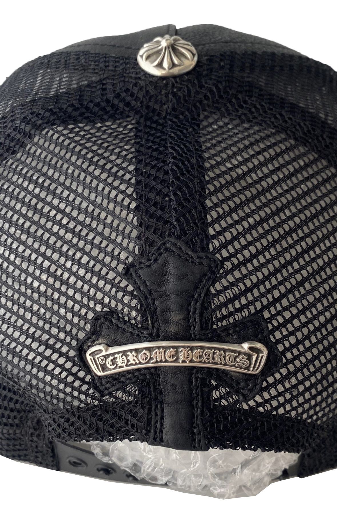 Chrome Hearts CHROME HEARTS LEATHER FLEUR CAP Size ONE SIZE - 5 Thumbnail