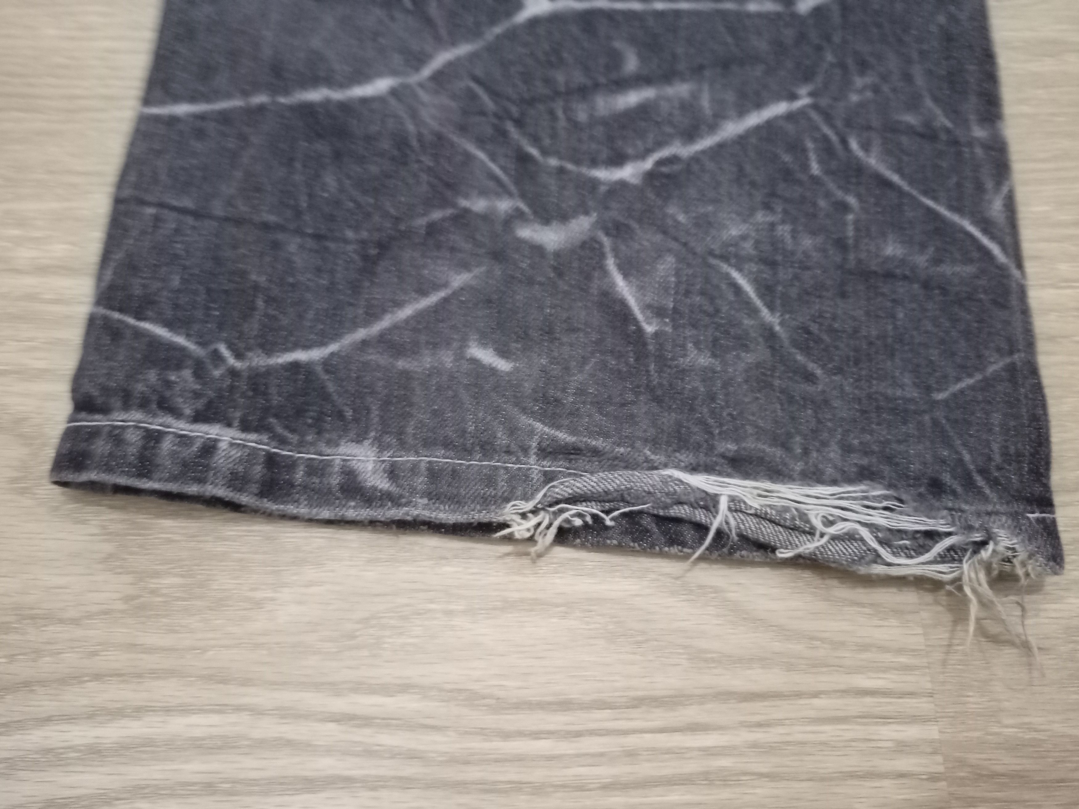 Japanese Brand Vintage Nylaus Clothing Whiskered Flare Jeans Size US 32 / EU 48 - 16 Thumbnail