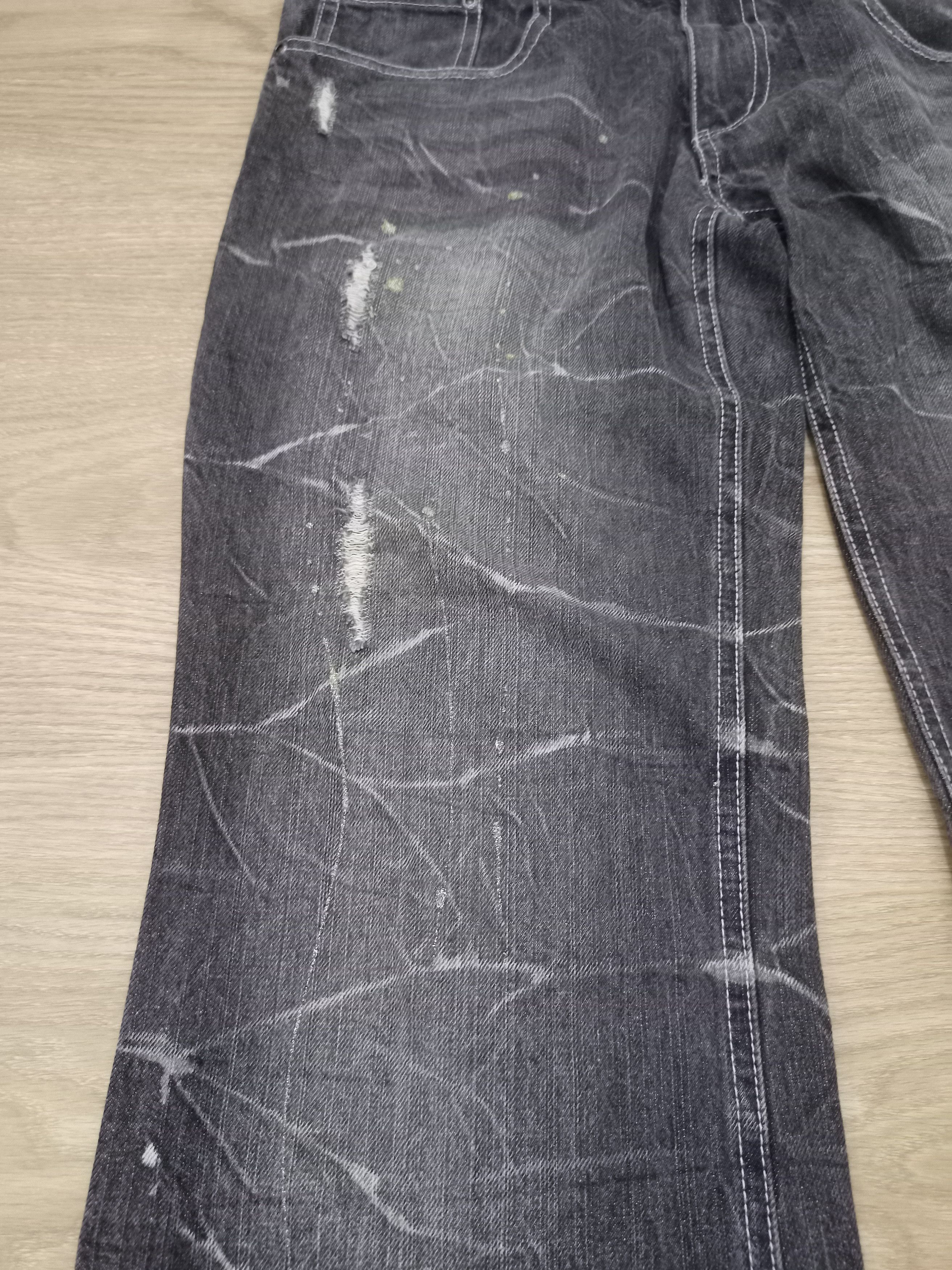 Japanese Brand Vintage Nylaus Clothing Whiskered Flare Jeans Size US 32 / EU 48 - 8 Thumbnail