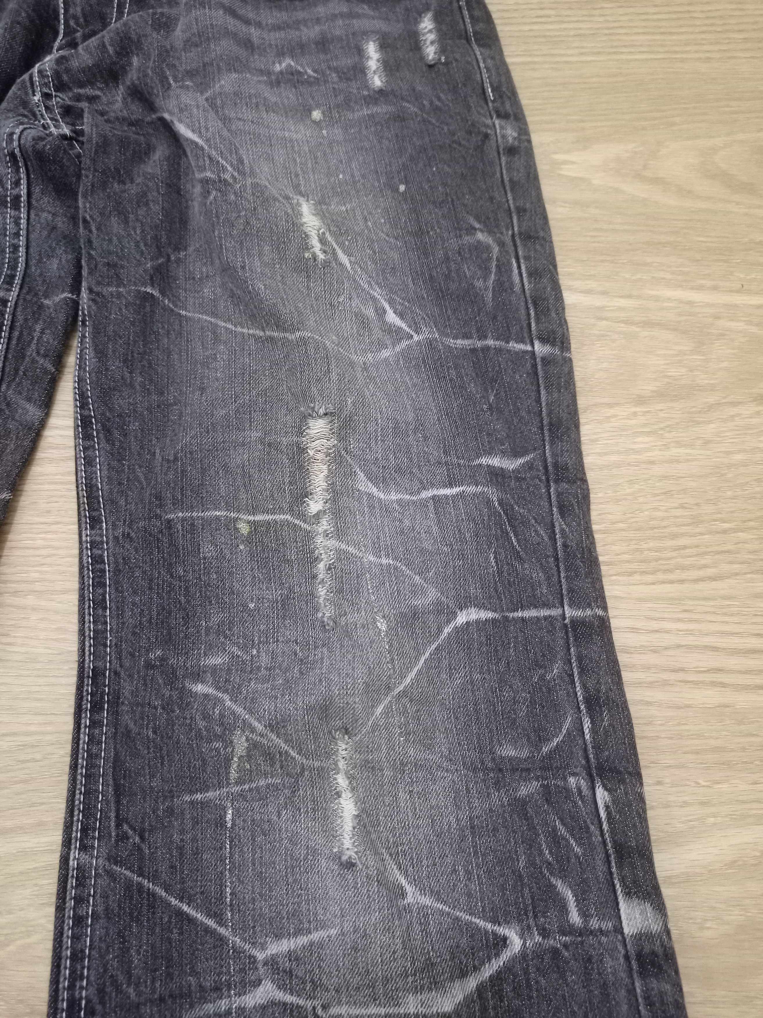 Japanese Brand Vintage Nylaus Clothing Whiskered Flare Jeans Size US 32 / EU 48 - 7 Thumbnail