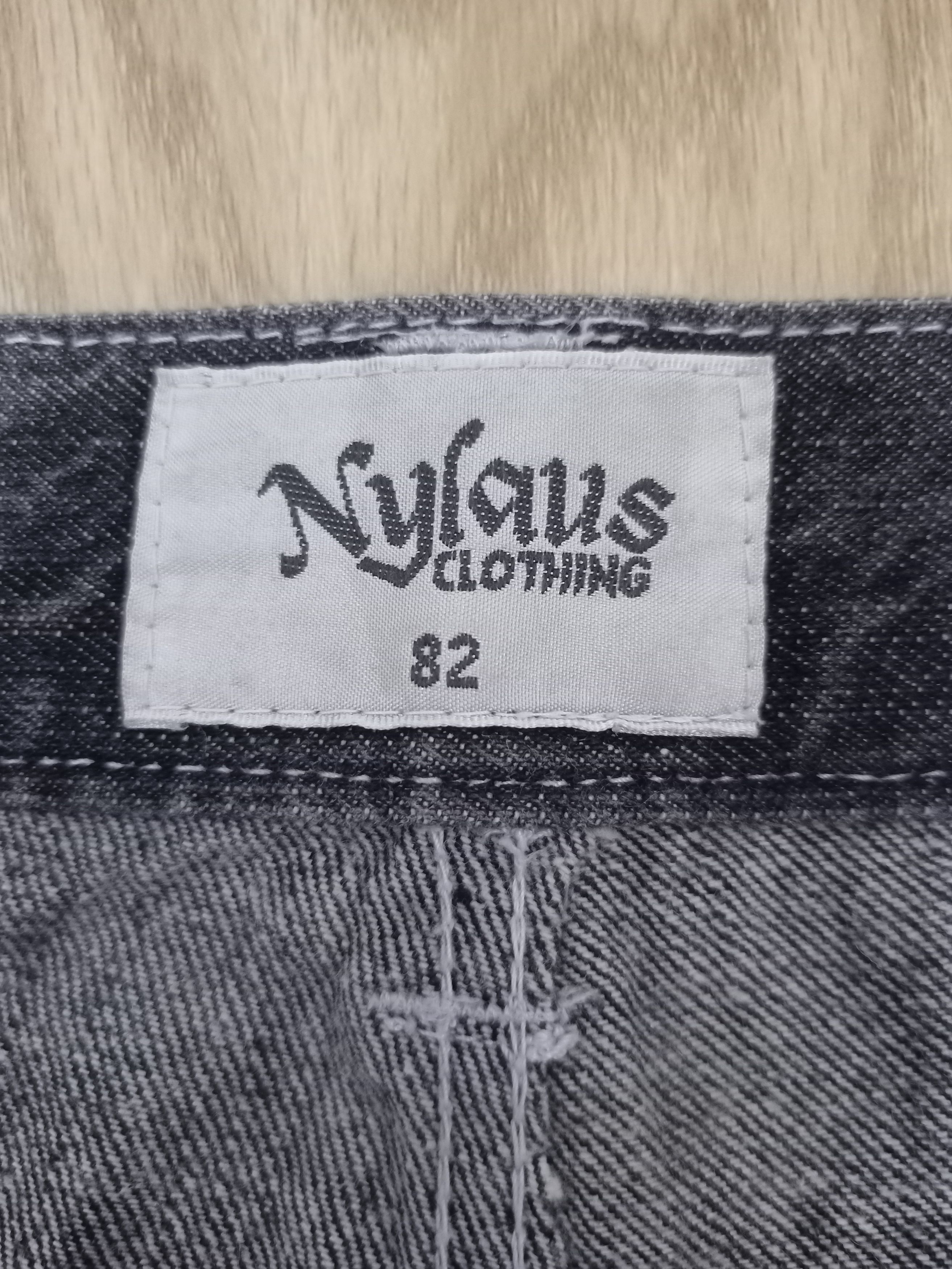 Japanese Brand Vintage Nylaus Clothing Whiskered Flare Jeans Size US 32 / EU 48 - 18 Thumbnail