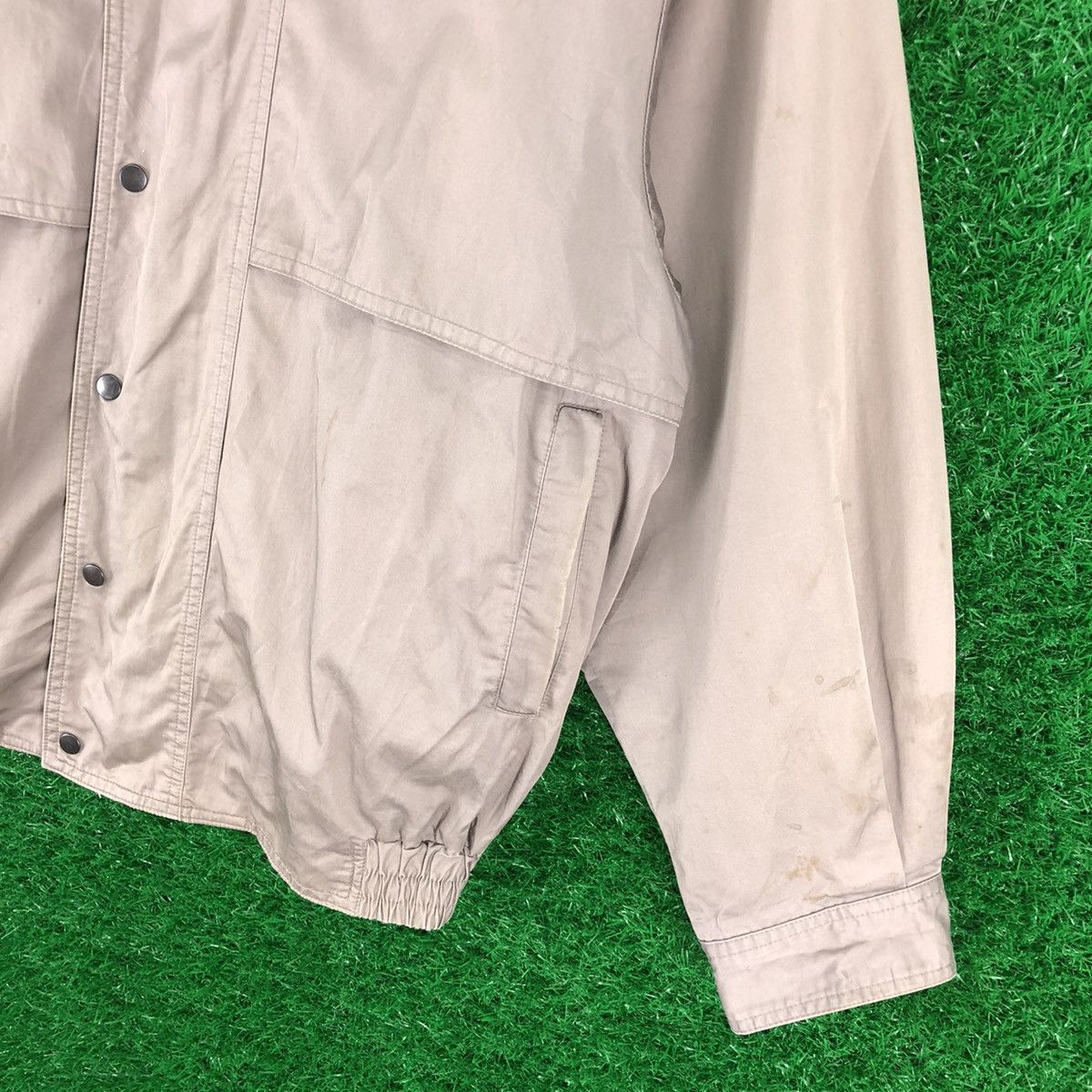 Vintage Vintage 80's Casual Work Zipper Jacket by Vesvio Size US L / EU 52-54 / 3 - 3 Thumbnail