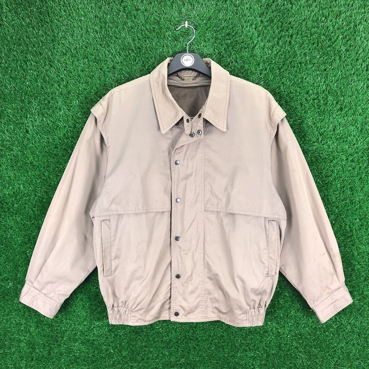 Vintage Vintage 80's Casual Work Zipper Jacket by Vesvio Size US L / EU 52-54 / 3 - 1 Thumbnail