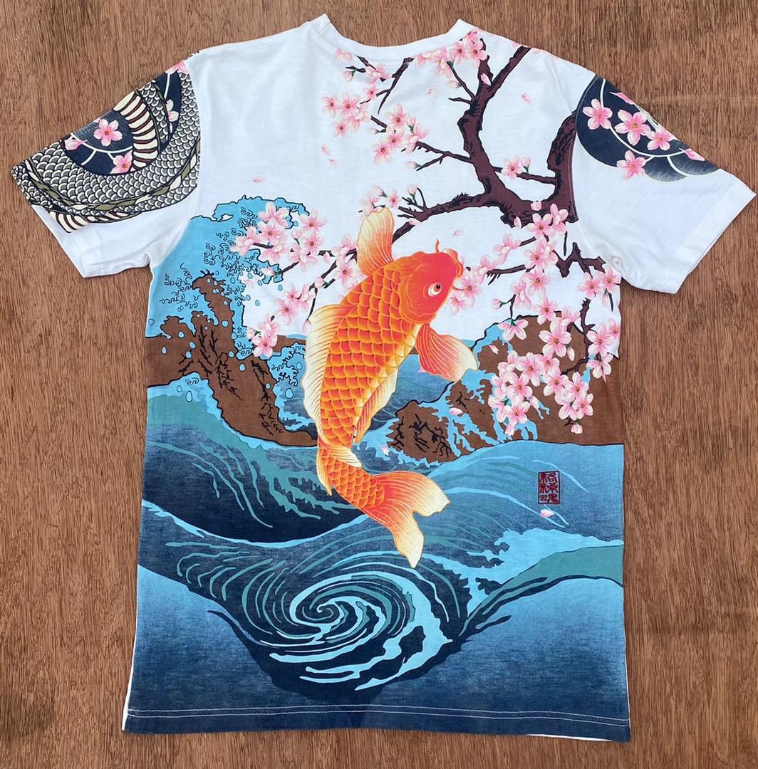 Japanese Brand vintage sukajan tee D -3 Size US XL / EU 56 / 4 - 1 Thumbnail