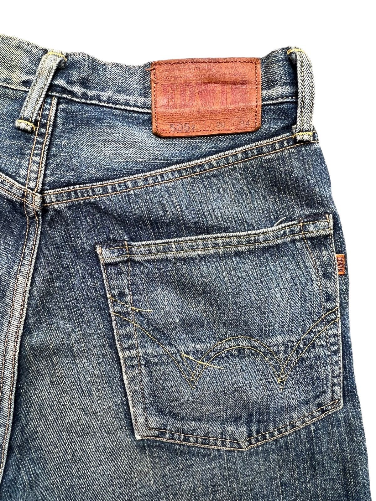 Edwin Vintage Edwin 505z Selvedge Mudwash Denim Jeans Denim 29x30 Size US 29 - 11 Thumbnail