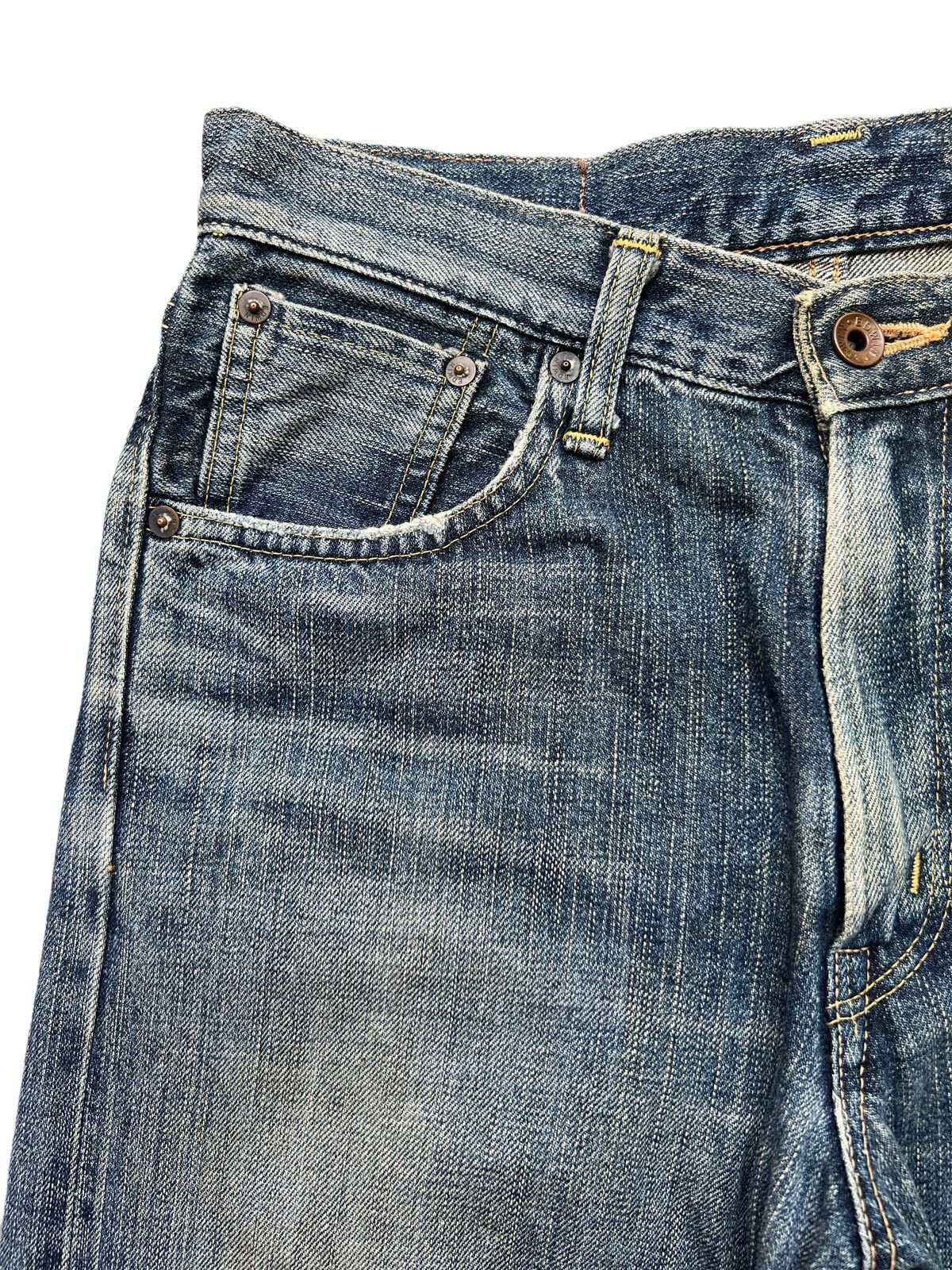 Edwin Vintage Edwin 505z Selvedge Mudwash Denim Jeans Denim 29x30 Size US 29 - 8 Thumbnail