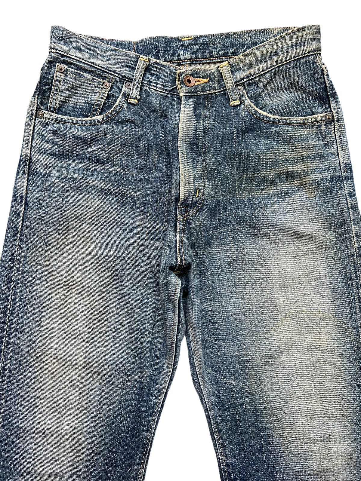 Edwin Vintage Edwin 505z Selvedge Mudwash Denim Jeans Denim 29x30 Size US 29 - 3 Thumbnail