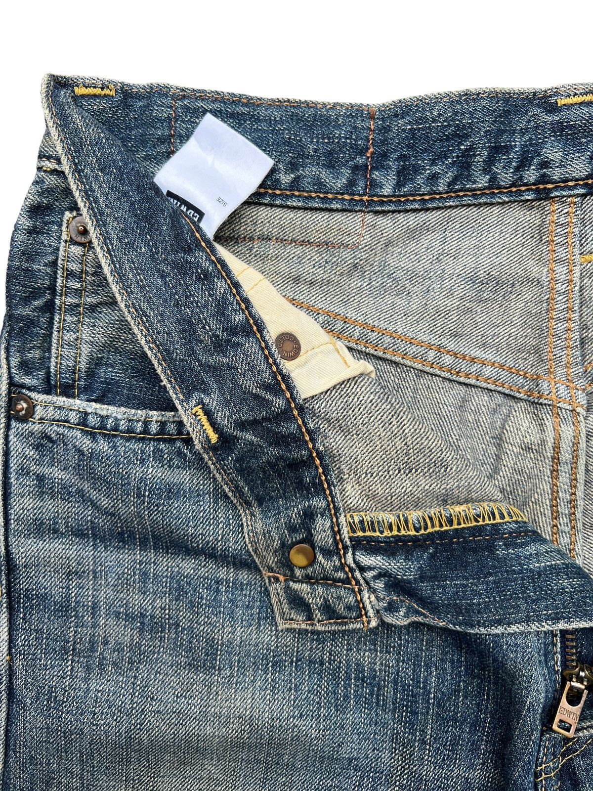 Edwin Vintage Edwin 505z Selvedge Mudwash Denim Jeans Denim 29x30 Size US 29 - 13 Thumbnail