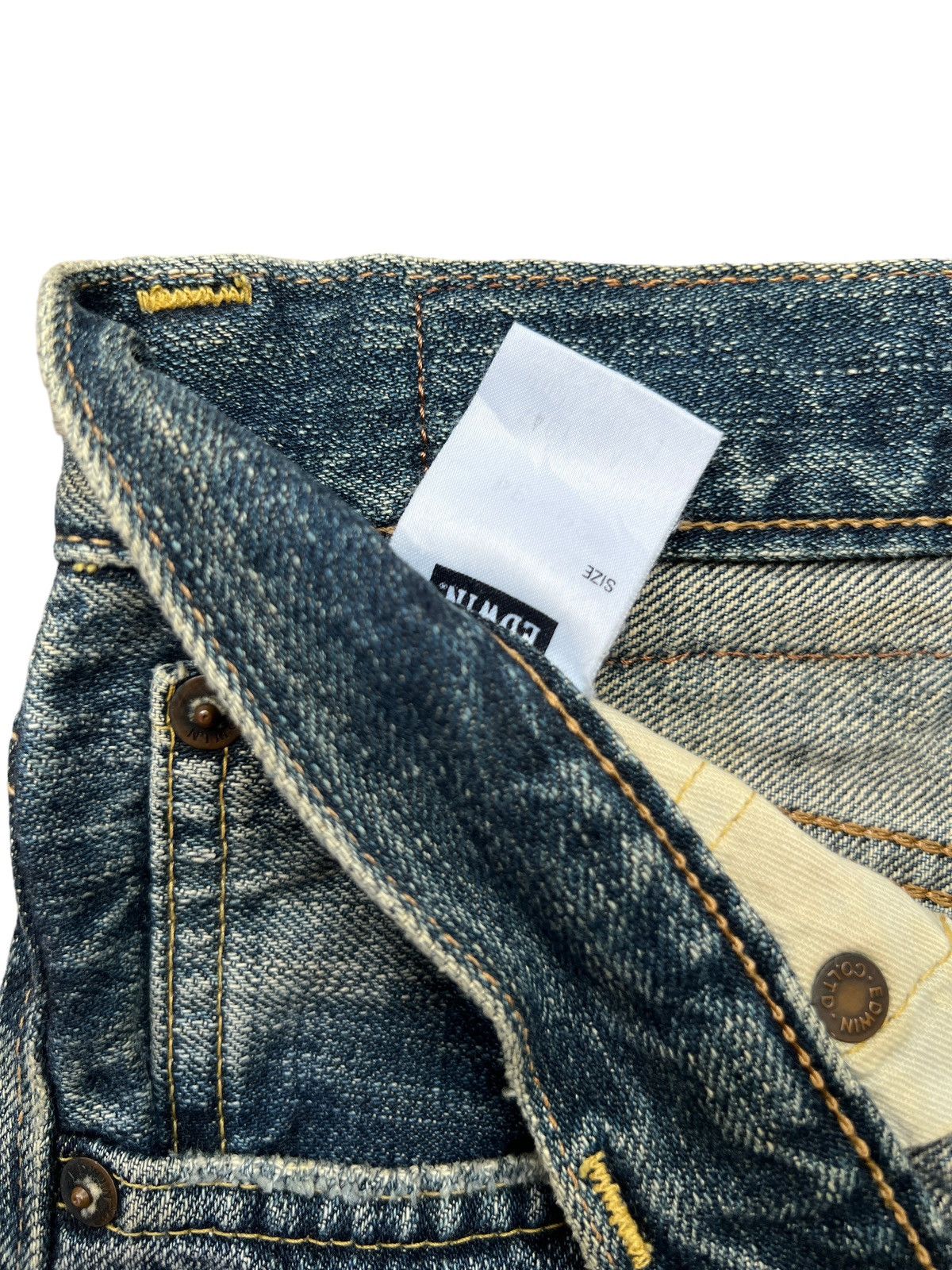 Edwin Vintage Edwin 505z Selvedge Mudwash Denim Jeans Denim 29x30 Size US 29 - 14 Thumbnail