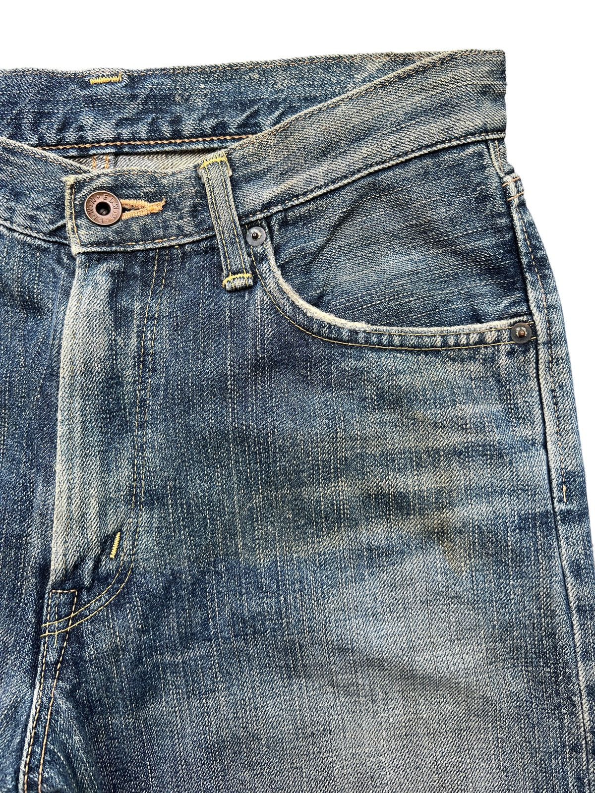 Edwin Vintage Edwin 505z Selvedge Mudwash Denim Jeans Denim 29x30 Size US 29 - 9 Thumbnail