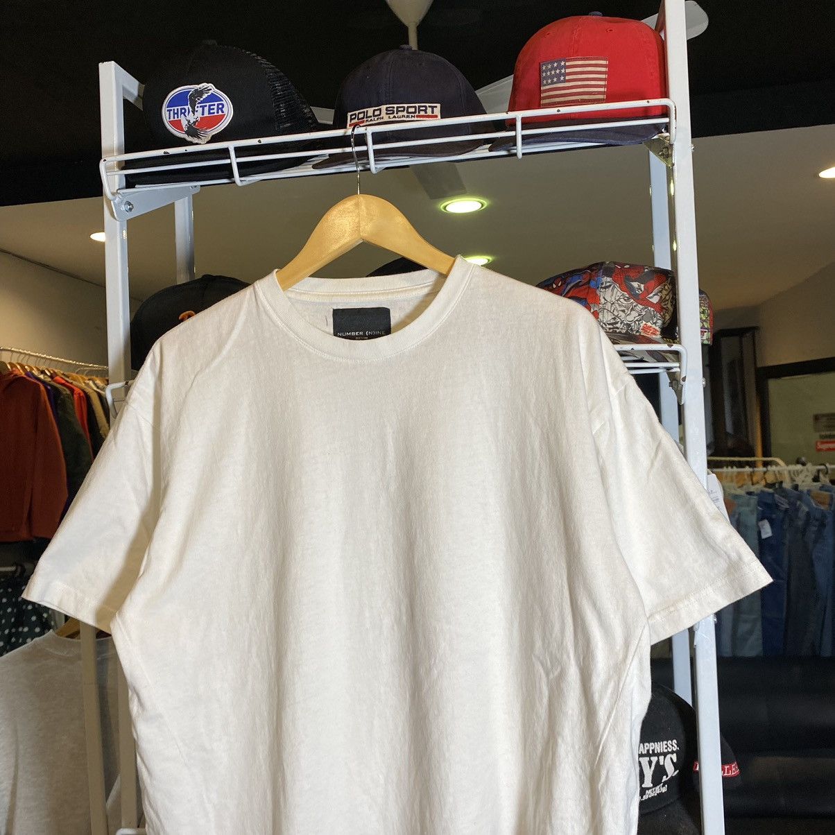 Number (N)ine Rare NUMBER (N)INE Big Spellout Tape Tee Tshirt Size US L / EU 52-54 / 3 - 3 Thumbnail