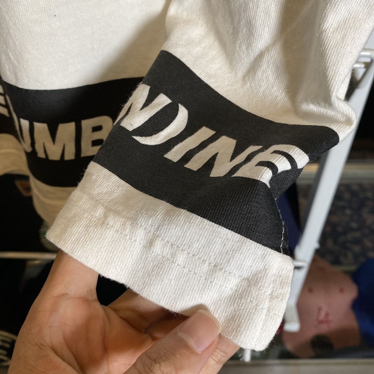 Number (N)ine Rare NUMBER (N)INE Big Spellout Tape Tee Tshirt Size US L / EU 52-54 / 3 - 6 Thumbnail