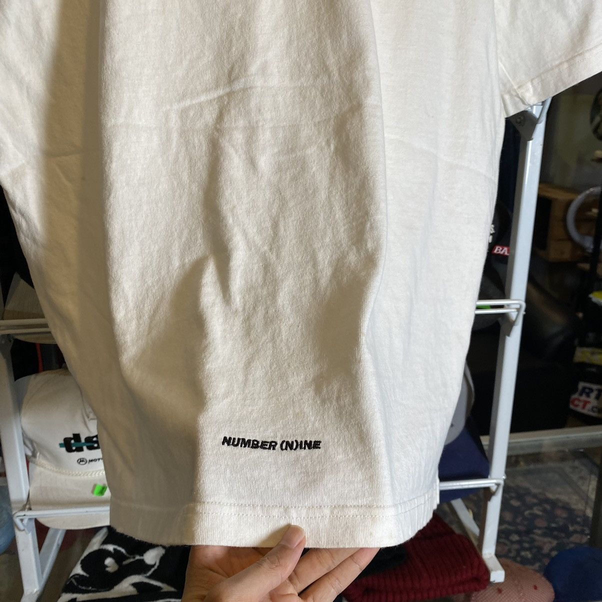 Number (N)ine Rare NUMBER (N)INE Big Spellout Tape Tee Tshirt Size US L / EU 52-54 / 3 - 8 Thumbnail