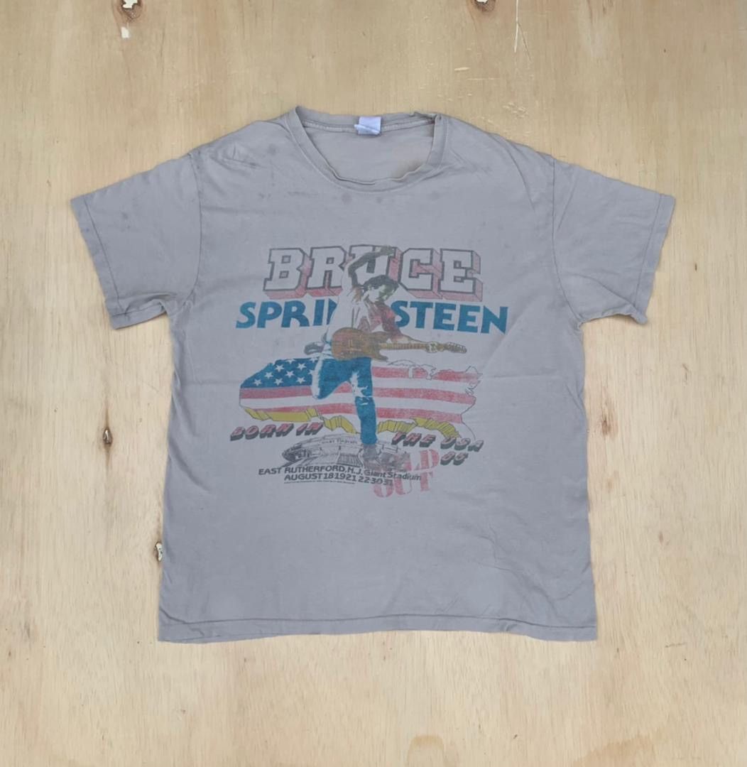Band Tees × Vintage Vintage Tee D - 15 bruce springsteen Size US L / EU 52-54 / 3 - 1 Thumbnail