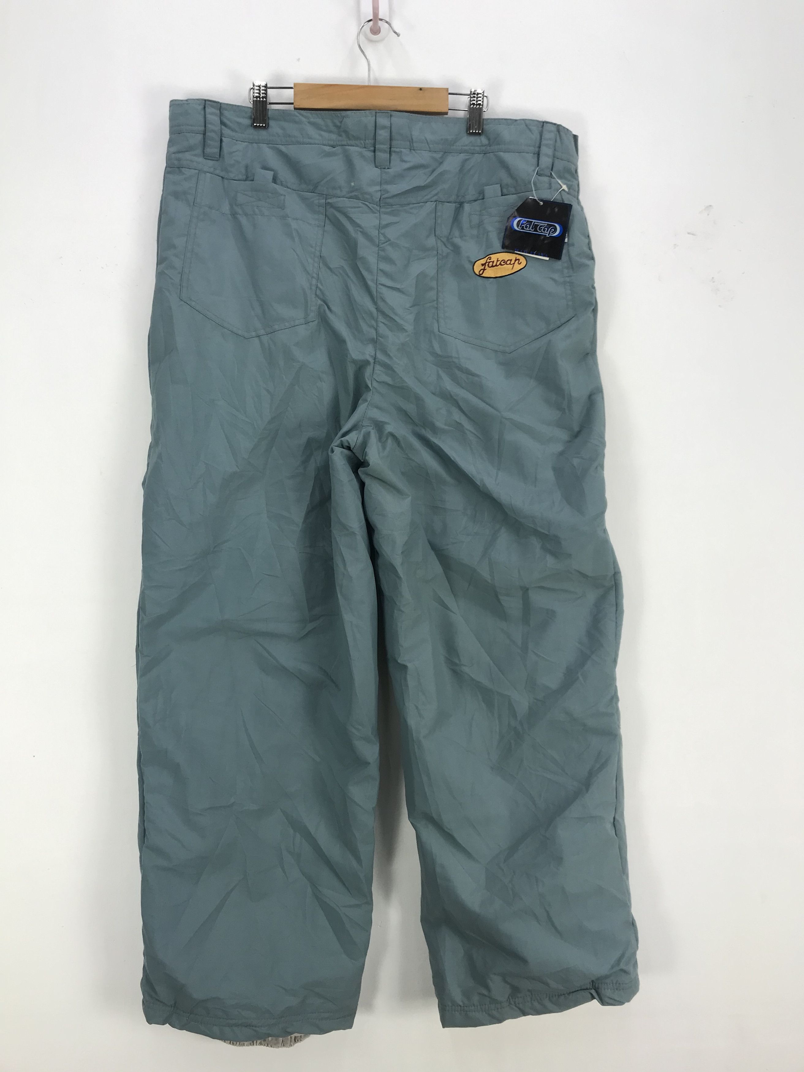 Japanese Brand Vintage Fat Cap Ski Pants Ski Wear Snowboards Trousers Size US 38 / EU 54 - 2 Thumbnail