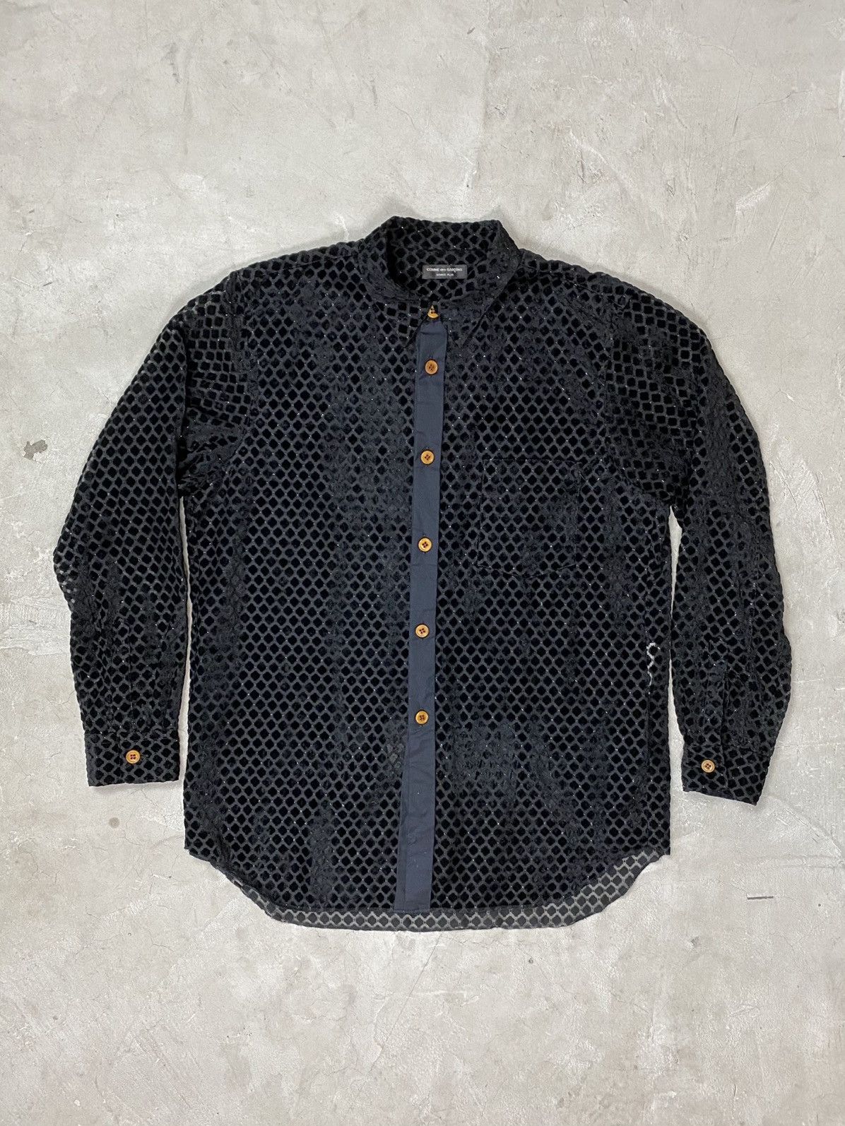 Comme des Garcons Homme Plus FW/02 Comme Des Garcons Homme Plus Hexagon Shirt Size US M / EU 48-50 / 2 - 1 Thumbnail