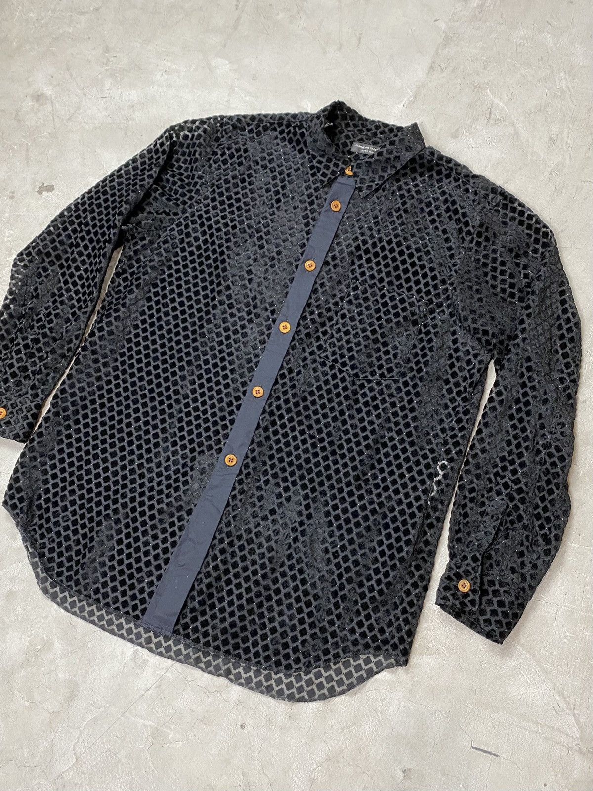 Comme des Garcons Homme Plus FW/02 Comme Des Garcons Homme Plus Hexagon Shirt Size US M / EU 48-50 / 2 - 3 Thumbnail