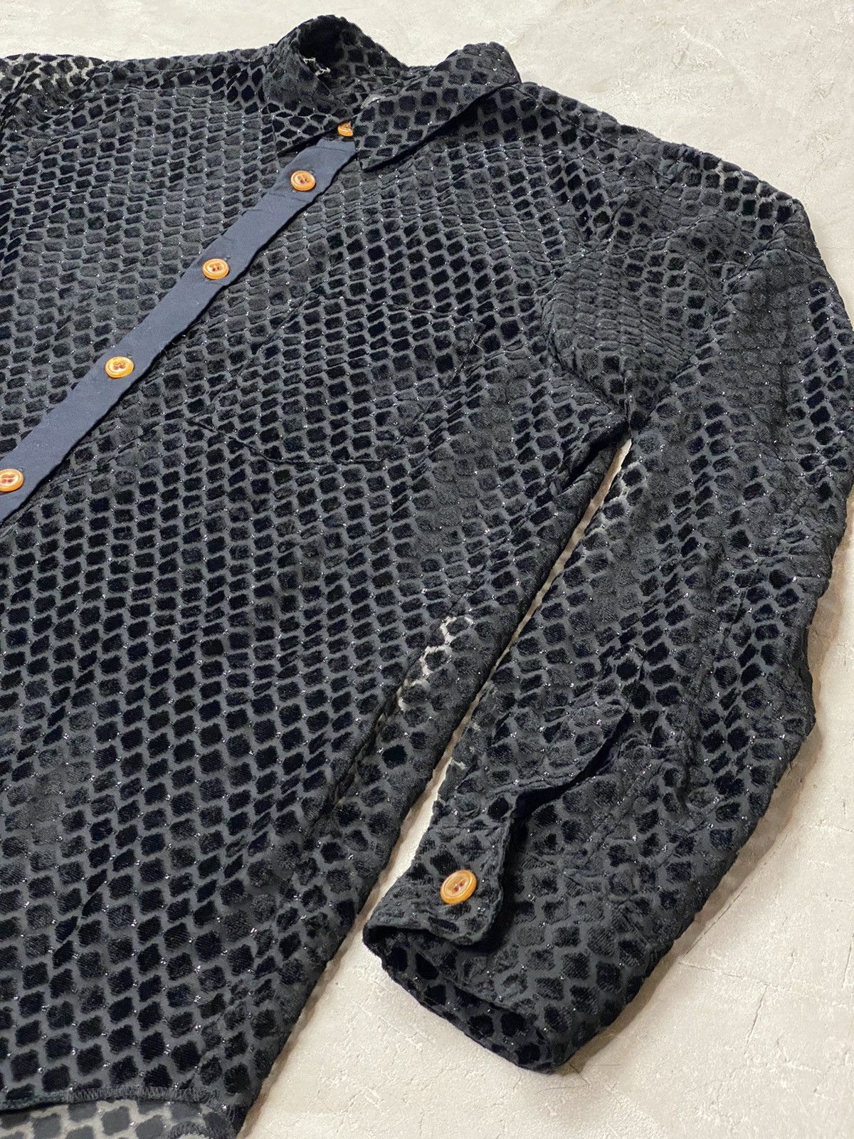 Comme des Garcons Homme Plus FW/02 Comme Des Garcons Homme Plus Hexagon Shirt Size US M / EU 48-50 / 2 - 5 Thumbnail