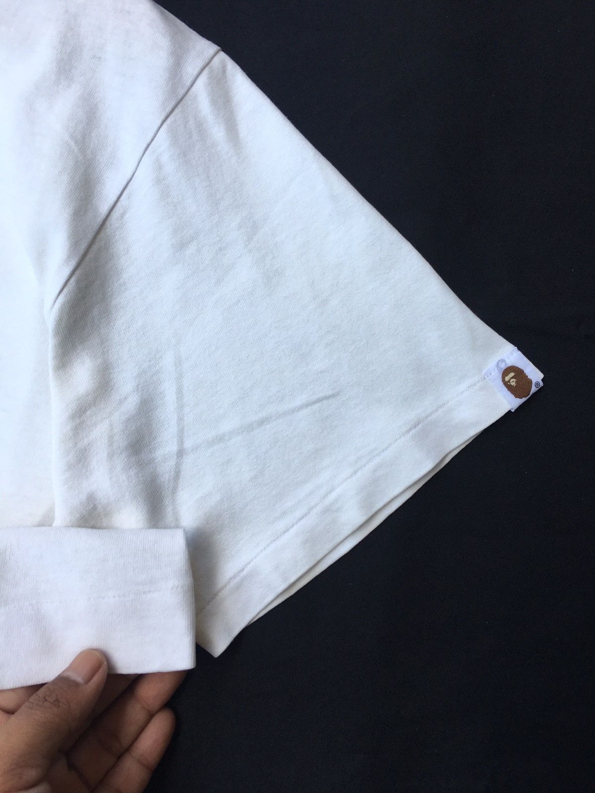 Bape Rare Bape "Bapesta Girl" Logo Tee (2003) Size US M / EU 48-50 / 2 - 15 Thumbnail