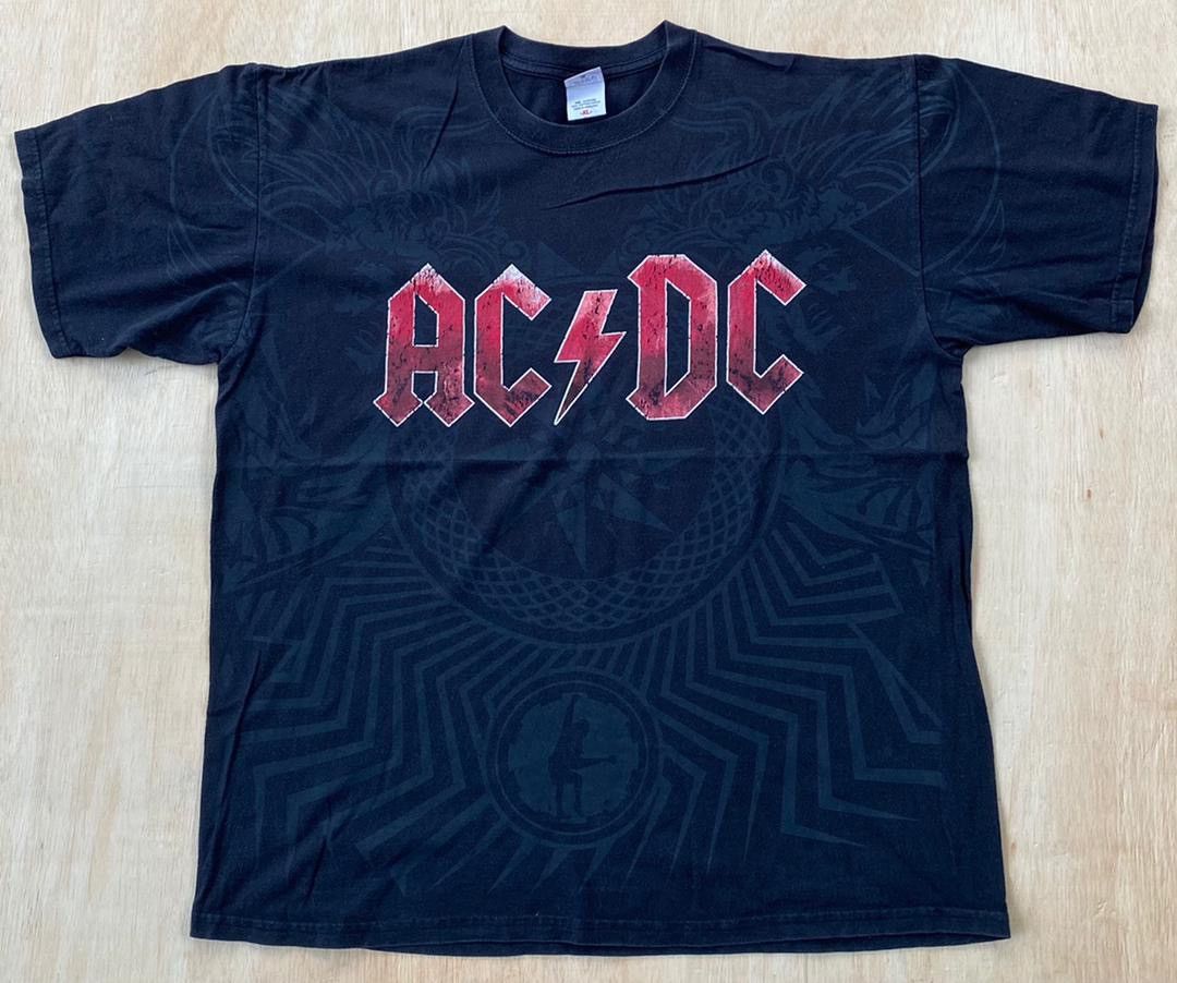 image of Vintage Tee Acdc B11 in Black, Men's (Size XL)