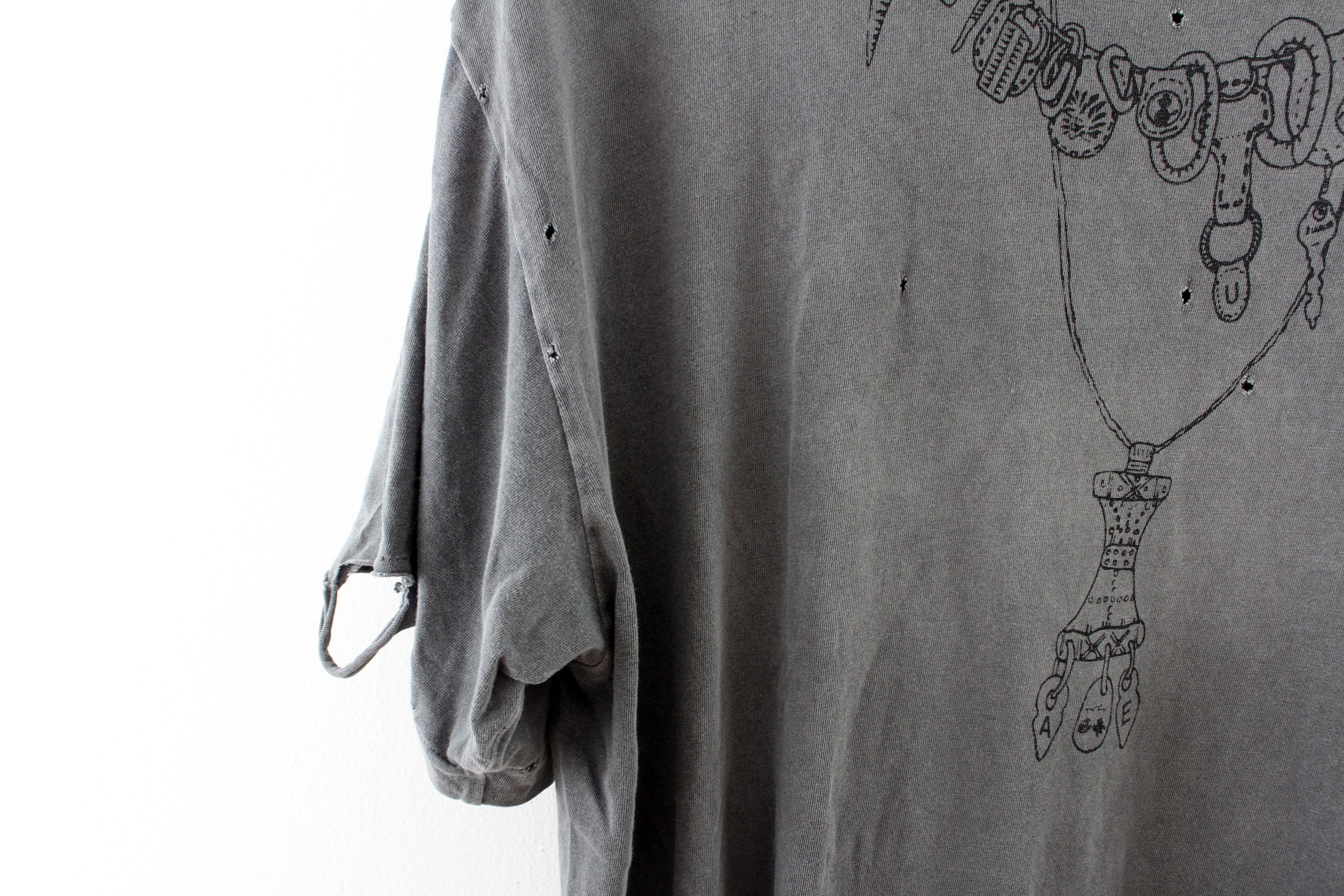 Undercover Distressed Scab Tee | Grailed