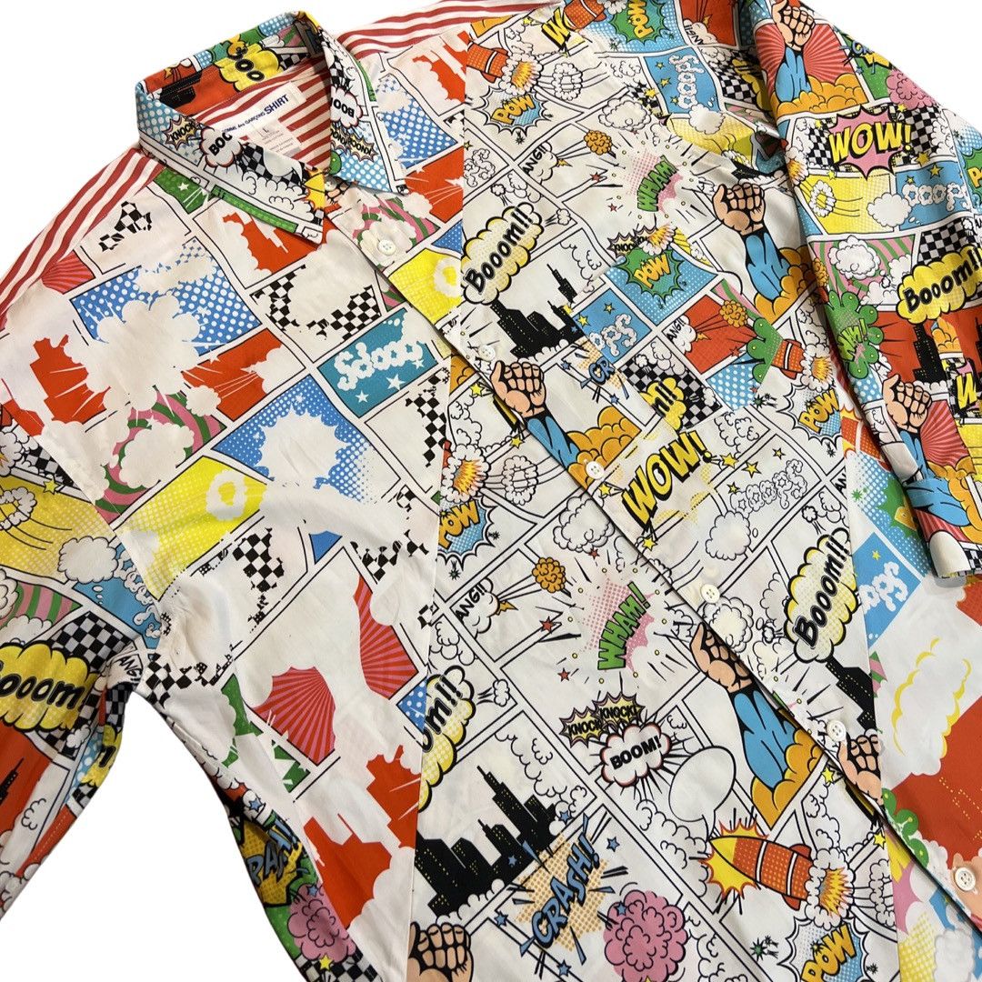 Comme des Garcons COMME DES GARCONS COMIC PRINT SHIRT Size US L / EU 52-54 / 3 - 5 Thumbnail