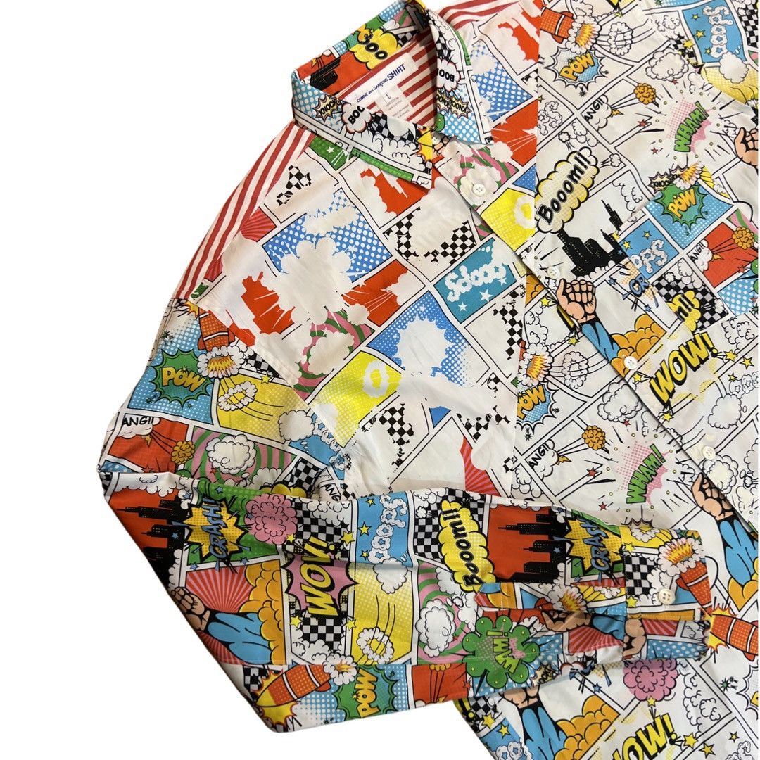 Comme des Garcons COMME DES GARCONS COMIC PRINT SHIRT Size US L / EU 52-54 / 3 - 3 Thumbnail