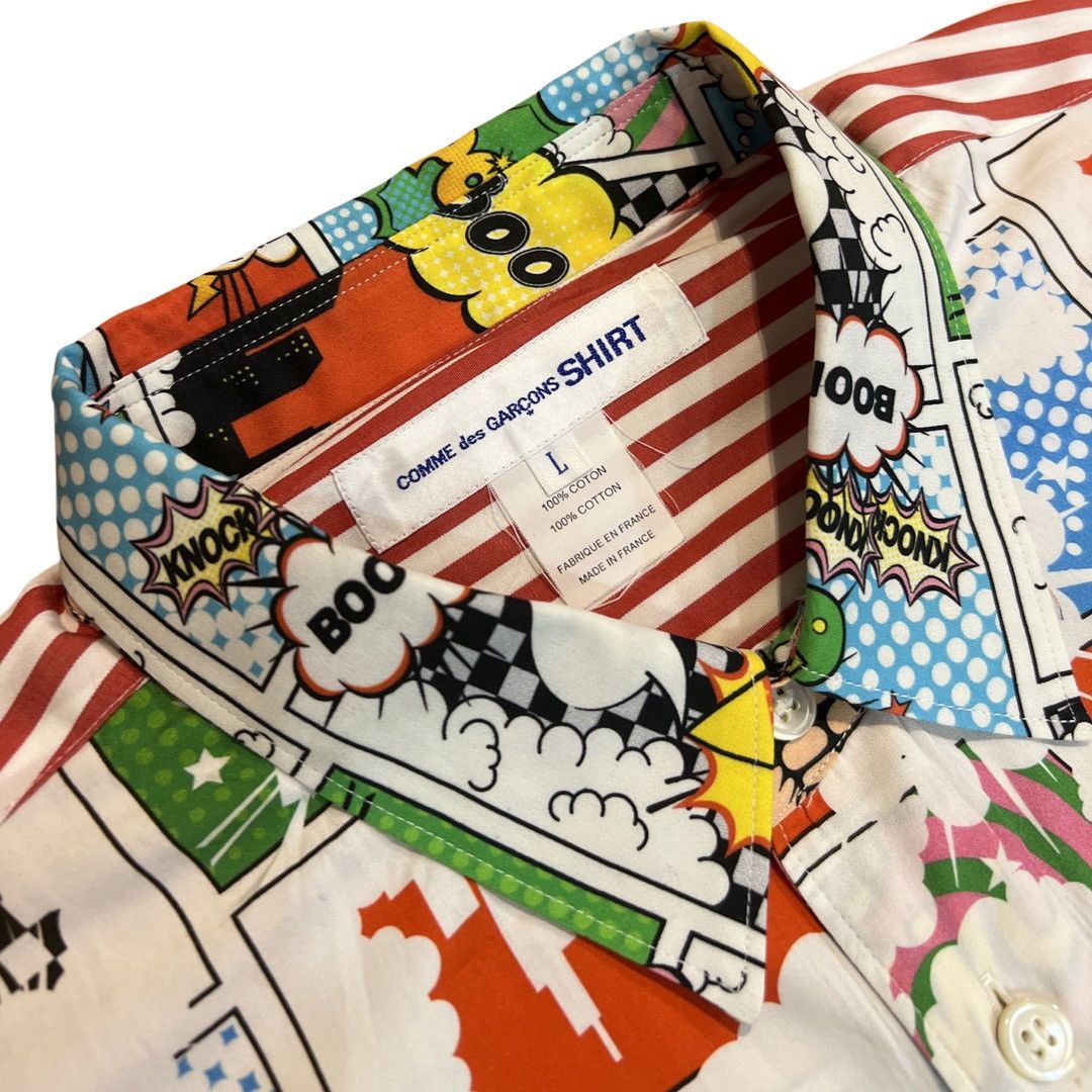 Comme des Garcons COMME DES GARCONS COMIC PRINT SHIRT Size US L / EU 52-54 / 3 - 4 Thumbnail