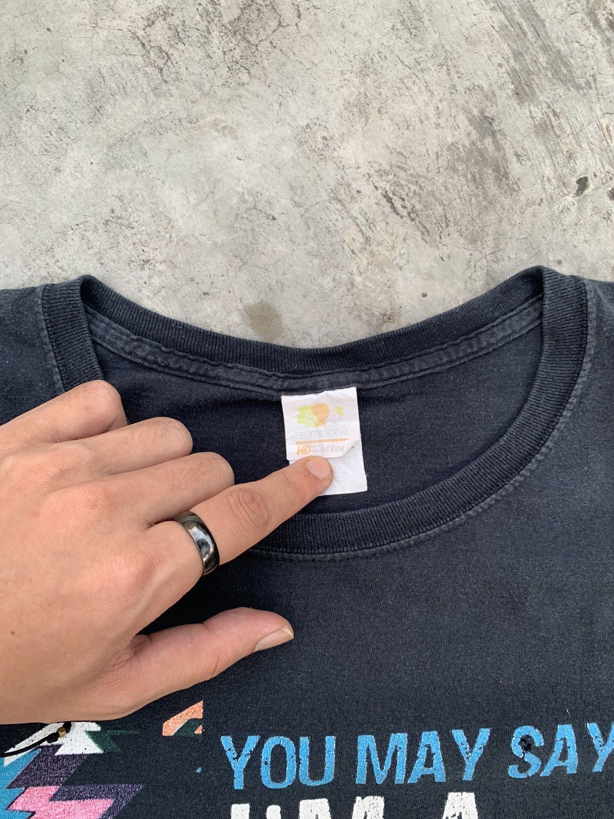 Band Tees × Vintage John Lennon - Imagine Size US XL / EU 56 / 4 - 4 Thumbnail