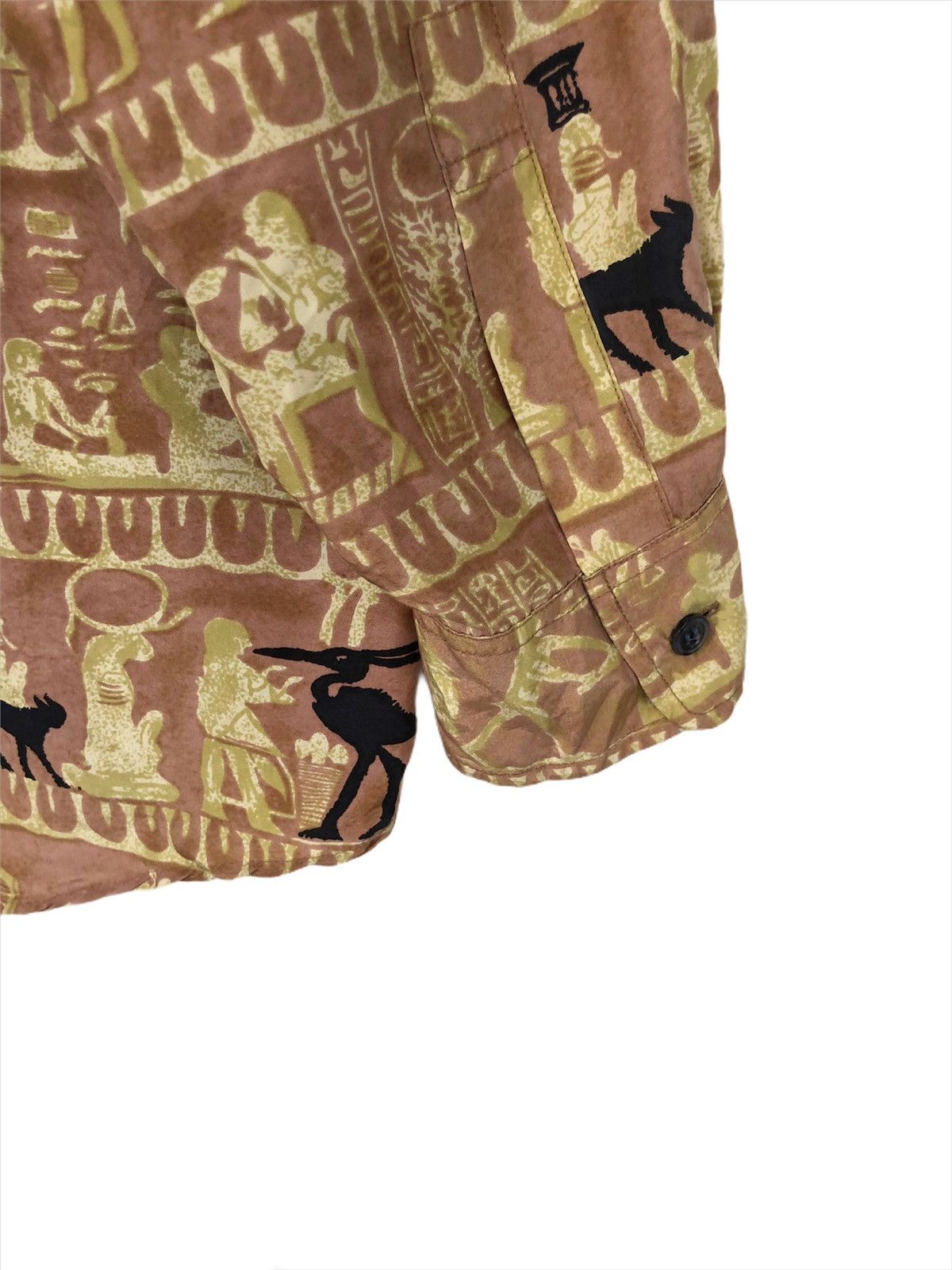 Art Comes First GRAIL💎OG Mr. JUNKO 🇯🇵 "Egypt Ancient" Silk O/S Shirt Size US L / EU 52-54 / 3 - 4 Thumbnail