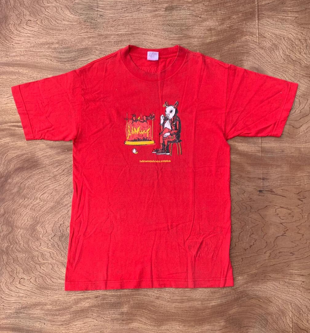 image of Band Tees x Vintage Tee D - 22 Corckscrew in Red, Men's (Size Medium)