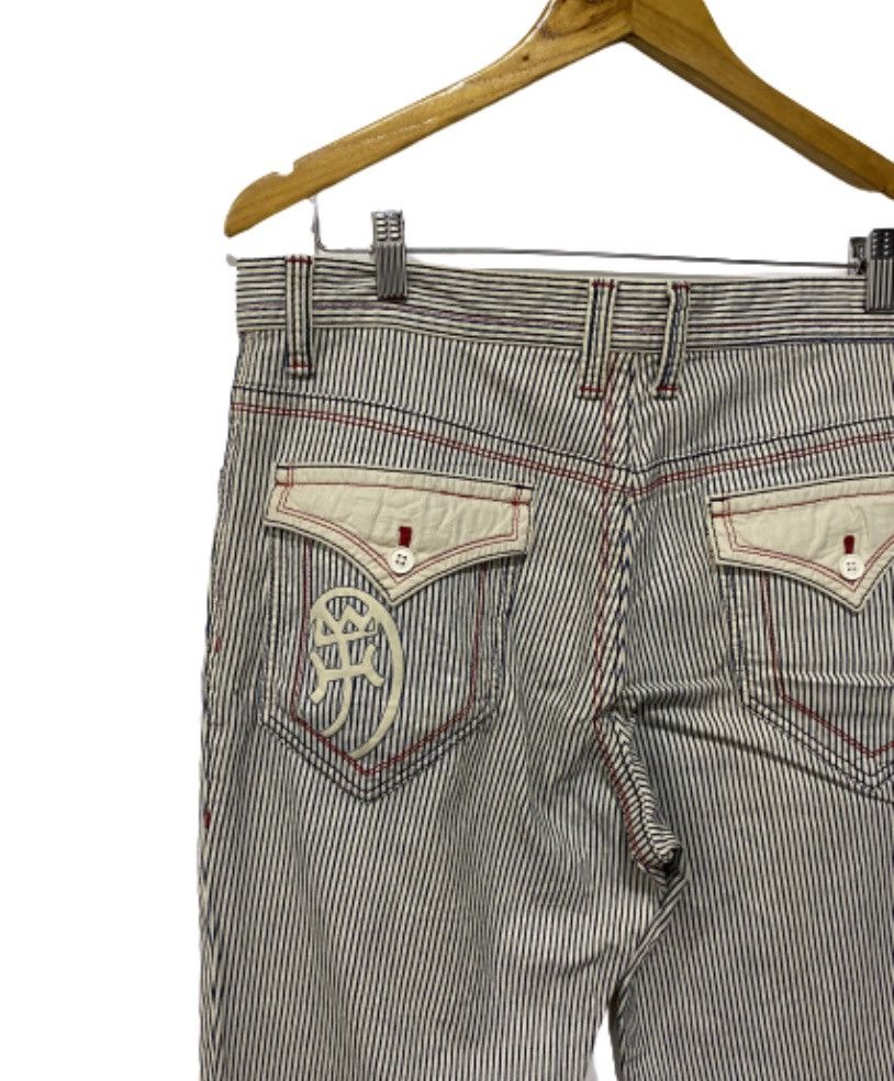 Japanese Brand × Jean Charles De Castelbajac CastelBajac Striped Jail Pants nice designer Size US 34 / EU 50 - 1 Thumbnail
