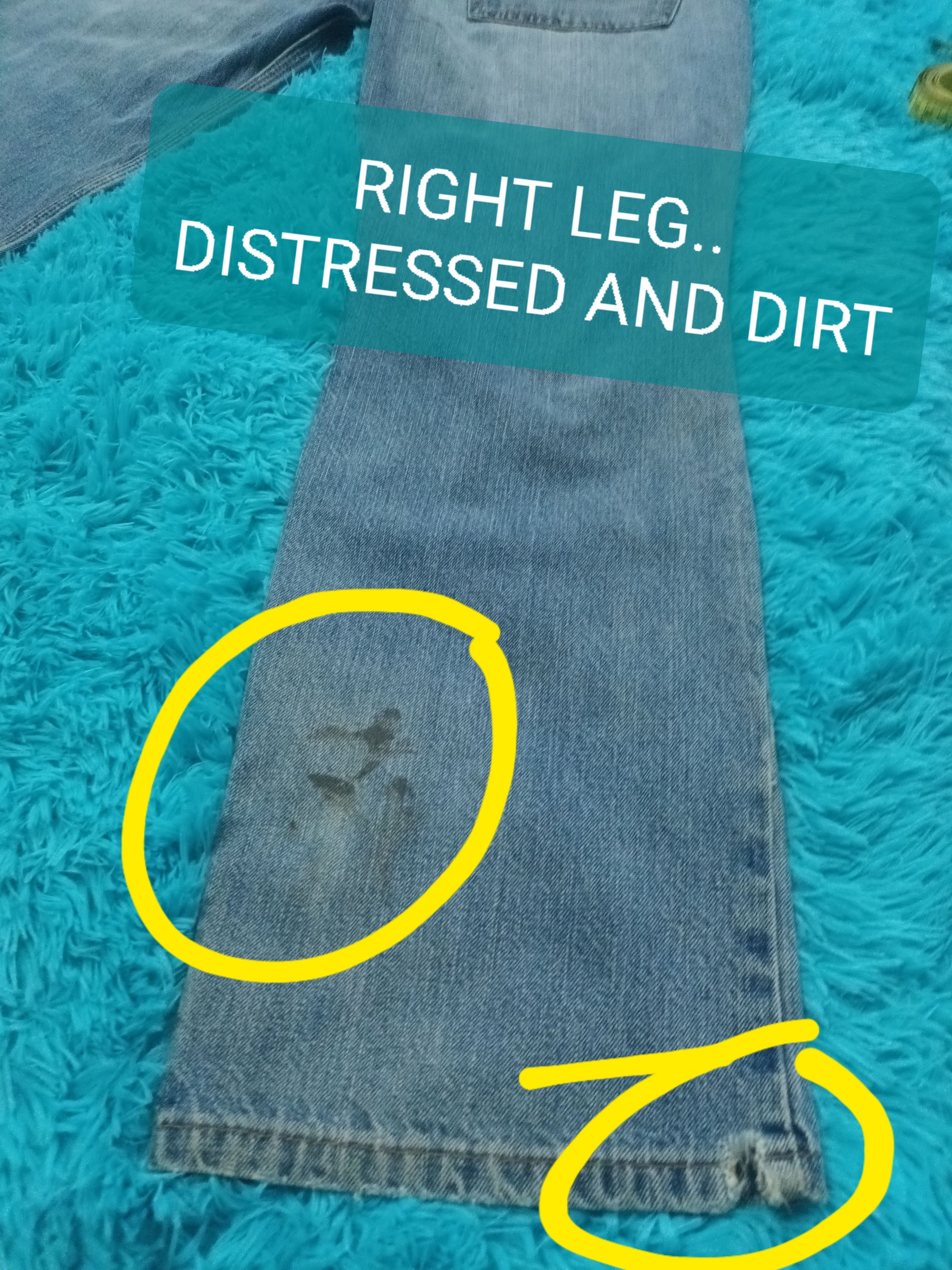 Carhartt 🔥 CARHARTT DISTRESSED DENIM PANTS 🔥 Size US 34 / EU 50 - 16 Thumbnail