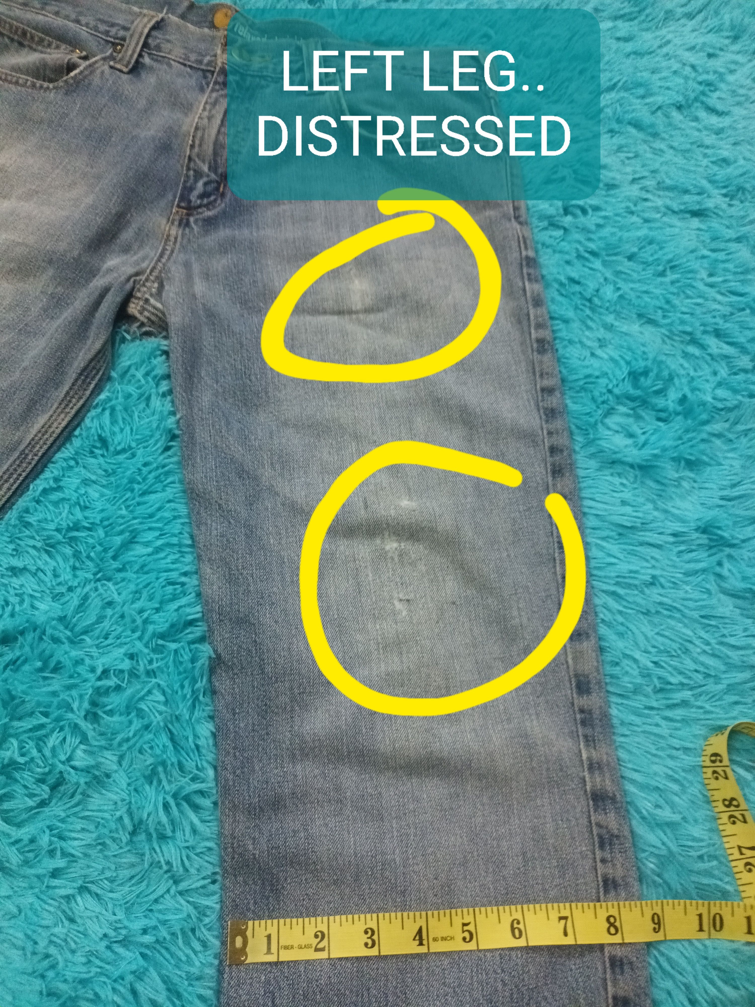 Carhartt 🔥 CARHARTT DISTRESSED DENIM PANTS 🔥 Size US 34 / EU 50 - 11 Thumbnail