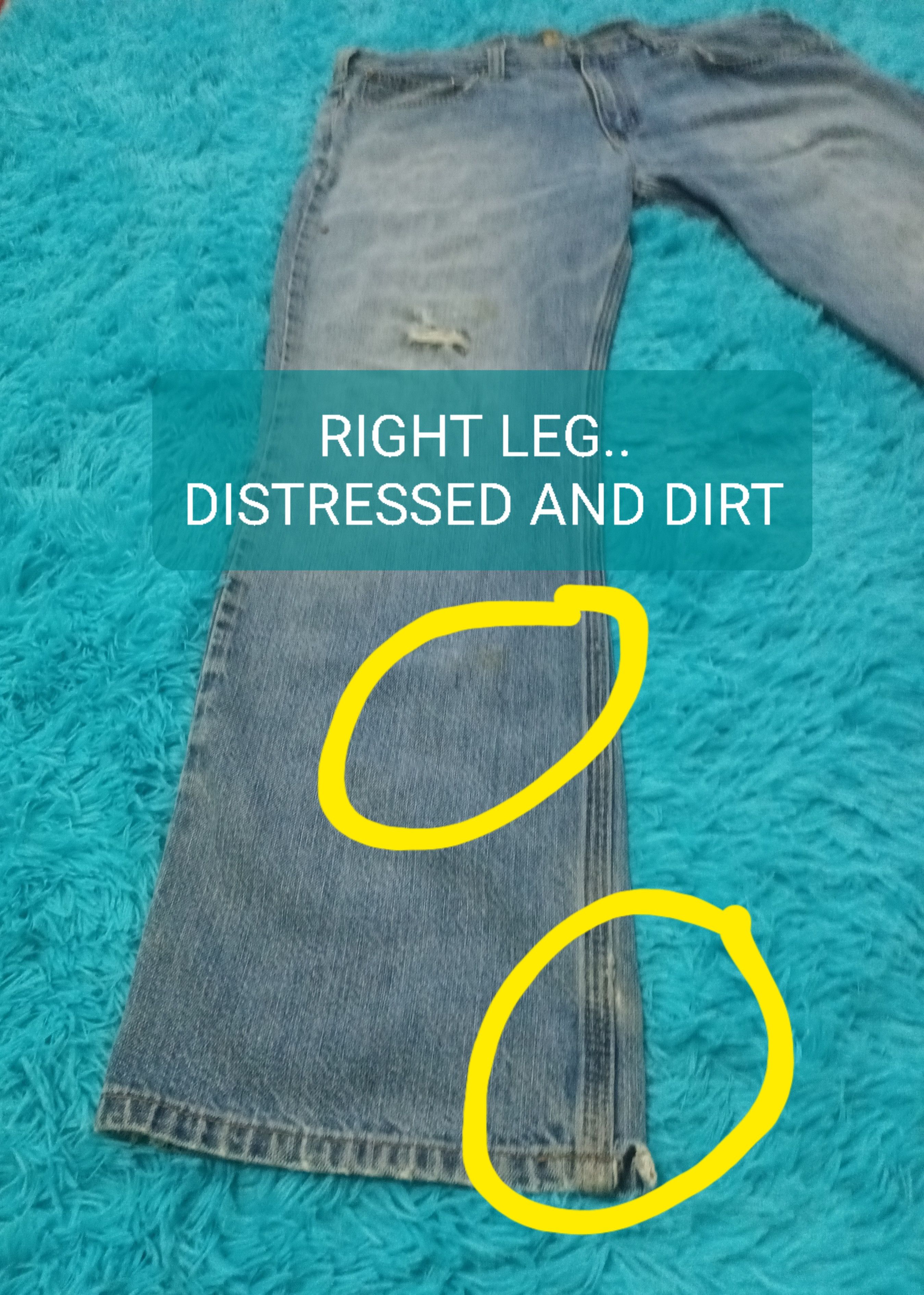 Carhartt 🔥 CARHARTT DISTRESSED DENIM PANTS 🔥 Size US 34 / EU 50 - 12 Thumbnail