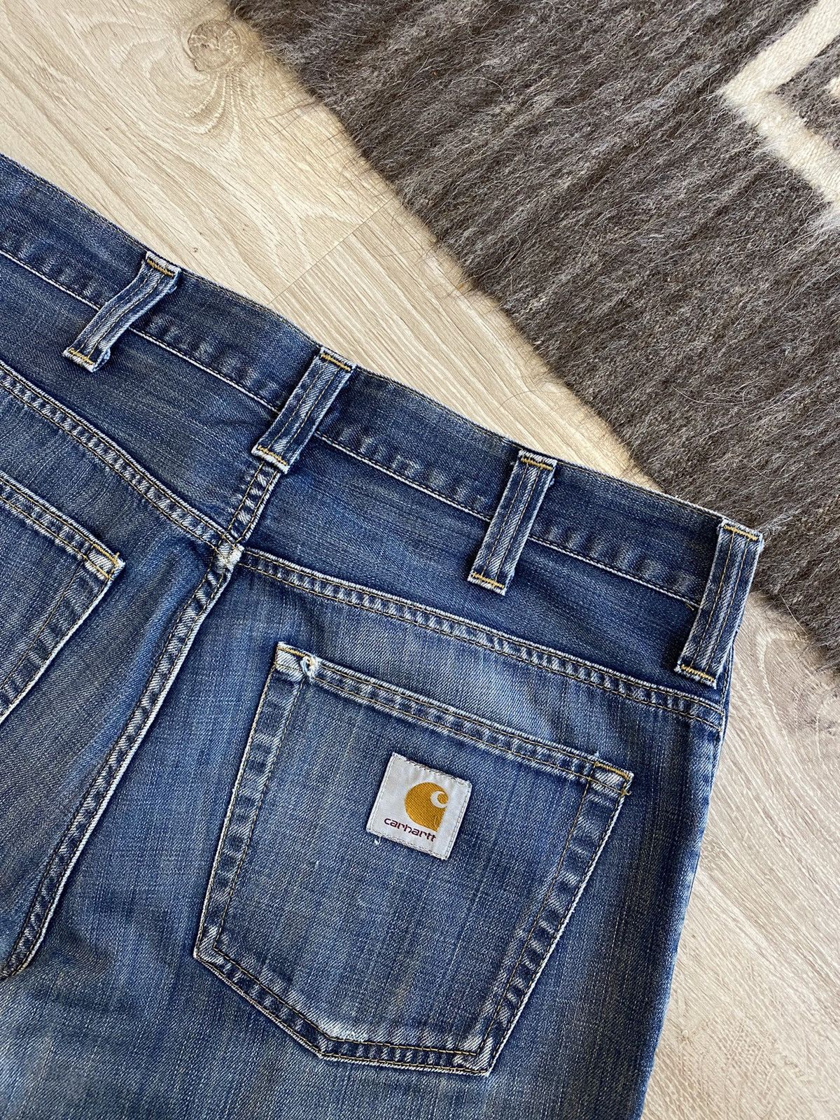 Carhartt Carhartt Retro Pant 90s Straight Relaxed Denim Jeans 4215AC Size US 34 / EU 50 - 5 Thumbnail