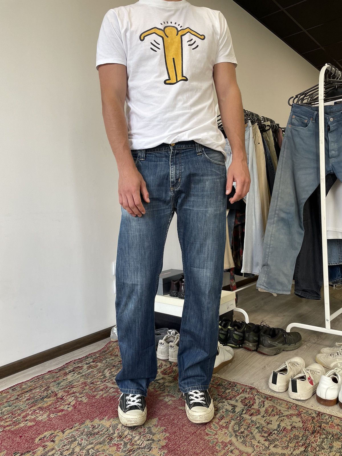 Carhartt Carhartt Retro Pant 90s Straight Relaxed Denim Jeans 4215AC Size US 34 / EU 50 - 3 Thumbnail