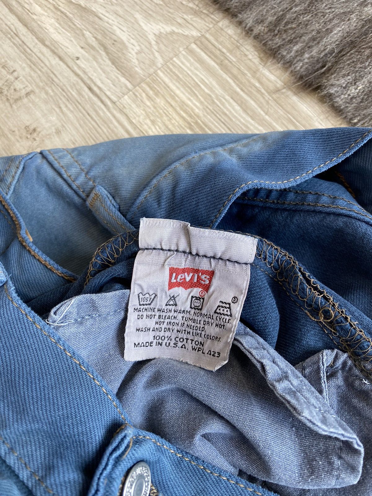 Levi's Levis 501 Vintage Washed Faded Denim Jeans 3527AC Size US 34 / EU 50 - 8 Thumbnail