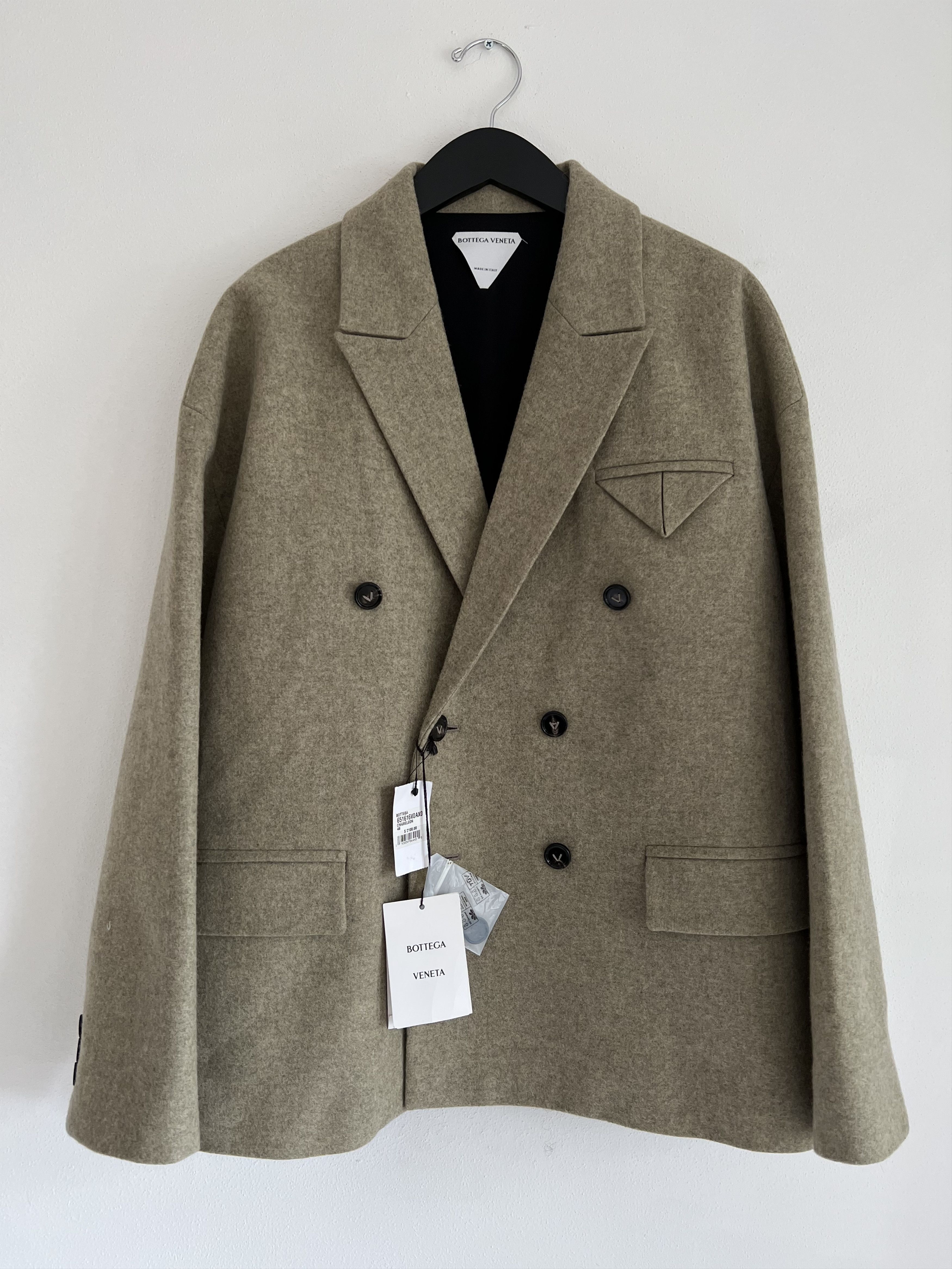 Bottega Veneta FW21 Chameleon Felted Wool Boxy Jacket - EU 48 Size US M / EU 48-50 / 2 - 3 Thumbnail