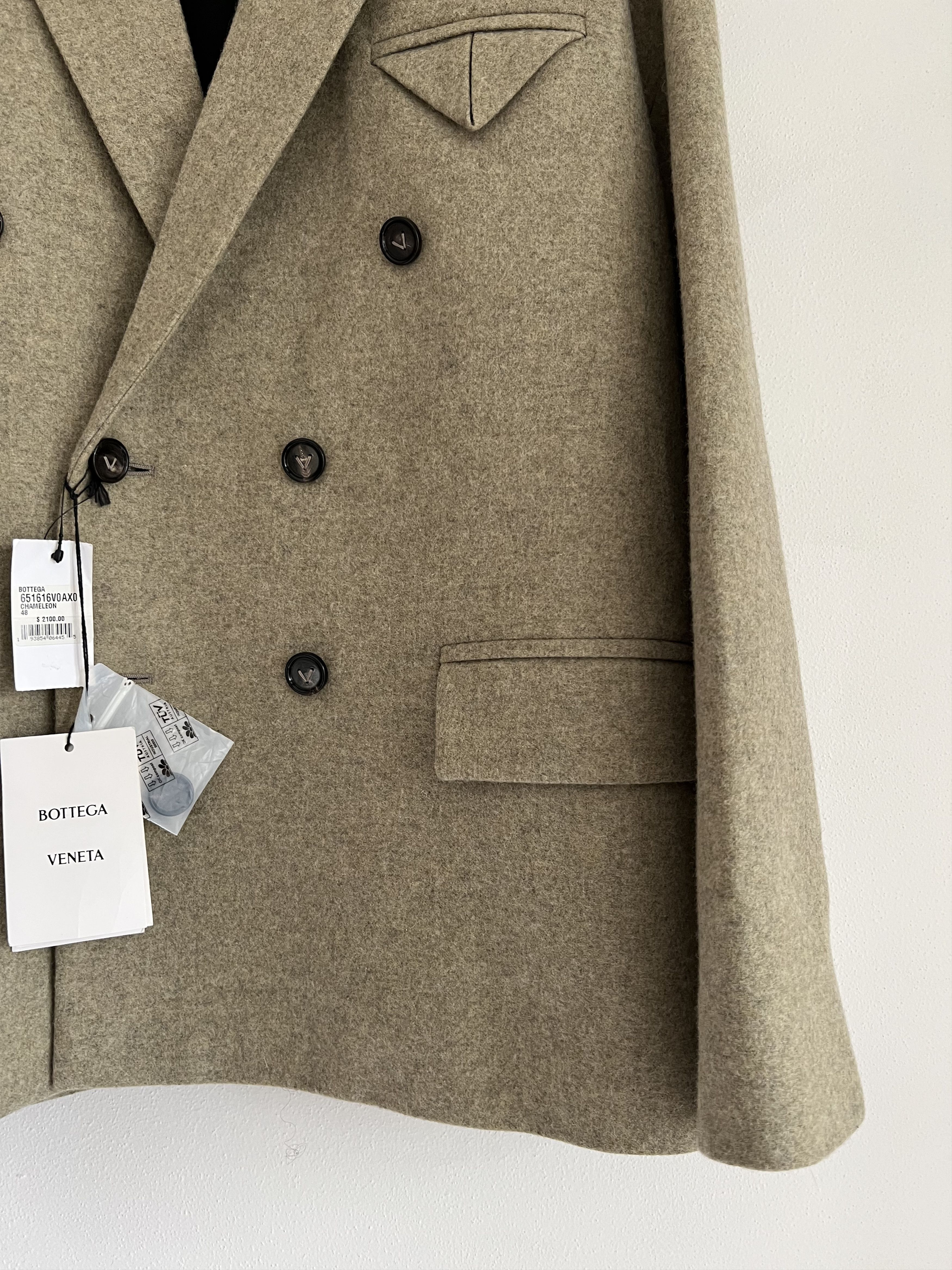 Bottega Veneta FW21 Chameleon Felted Wool Boxy Jacket - EU 48 Size US M / EU 48-50 / 2 - 6 Thumbnail