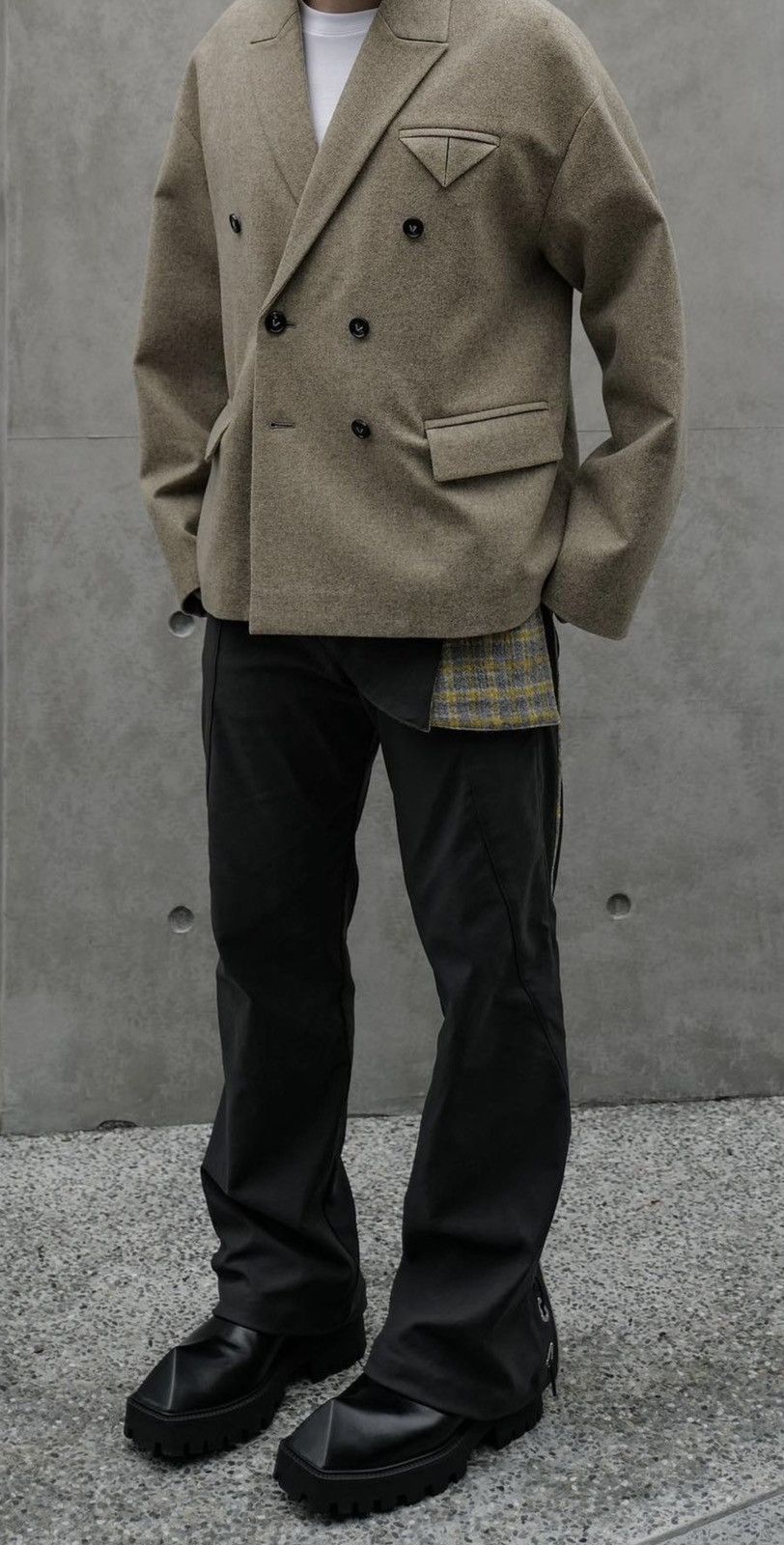 Bottega Veneta FW21 Chameleon Felted Wool Boxy Jacket - EU 48 Size US M / EU 48-50 / 2 - 2 Thumbnail