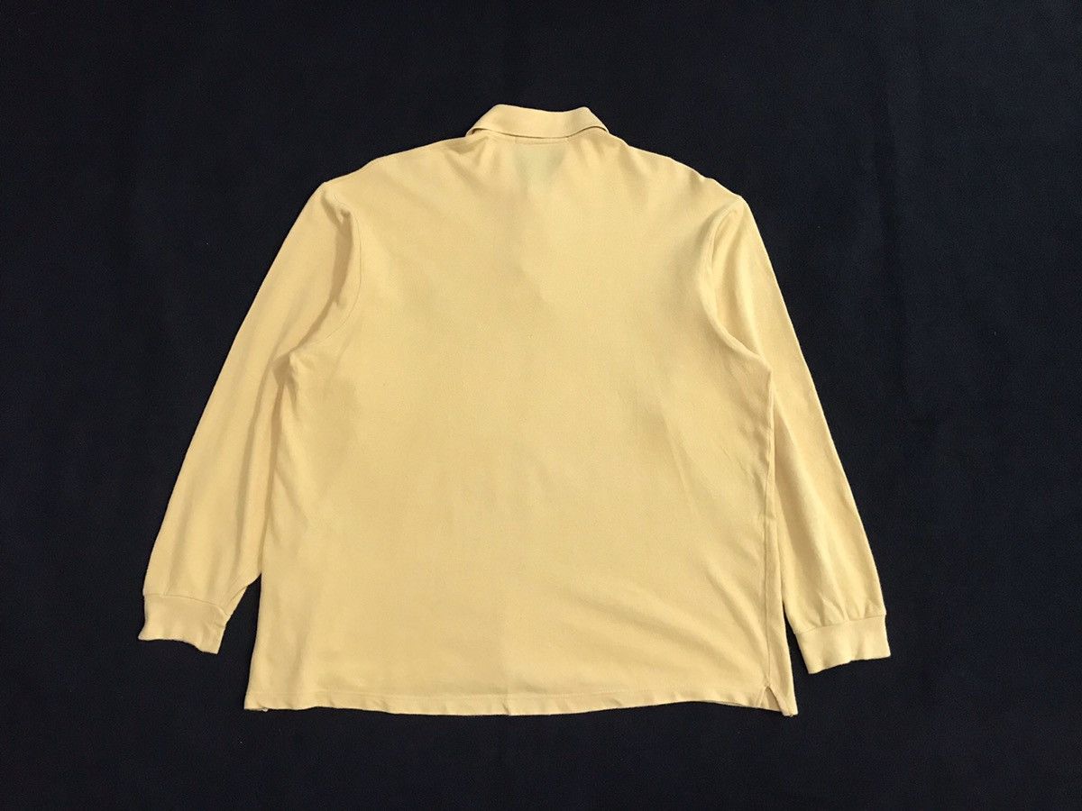 Burberry Vtg Burberrys Brit Yellow Polo Shirt Made In England Size US L / EU 52-54 / 3 - 6 Thumbnail