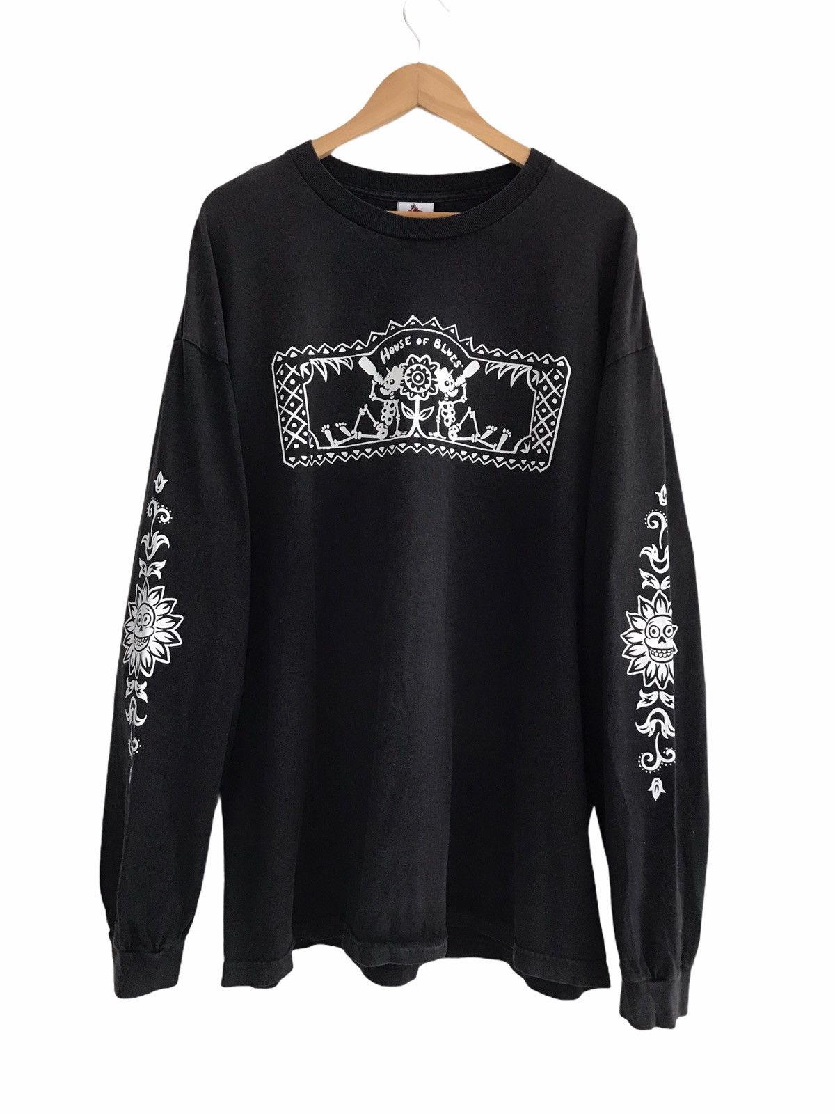 Hard Rock Cafe House Of Blues Music Hall Long Sleeve T-shirt Size US XXL / EU 58 / 5 - 1 Thumbnail