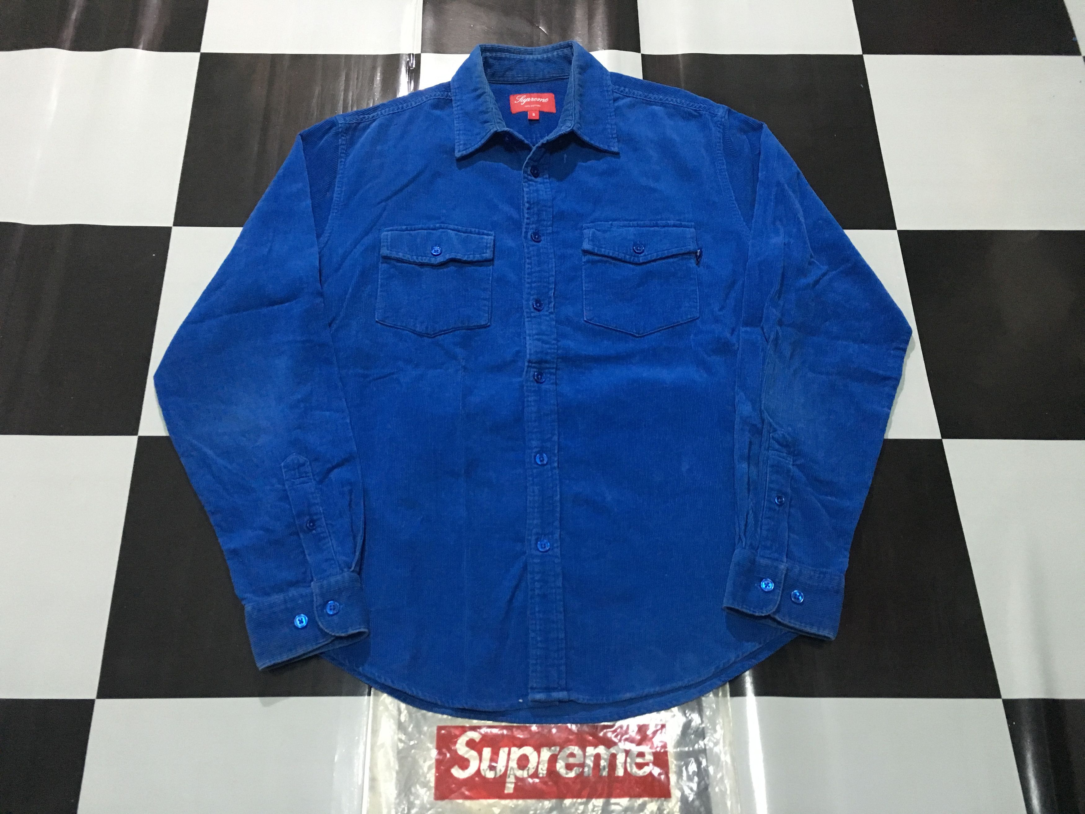 Supreme 🔥 Supreme Corduroy Shirt Button Ups Long Sleeve Shirt Size US S / EU 44-46 / 1 - 2 Thumbnail