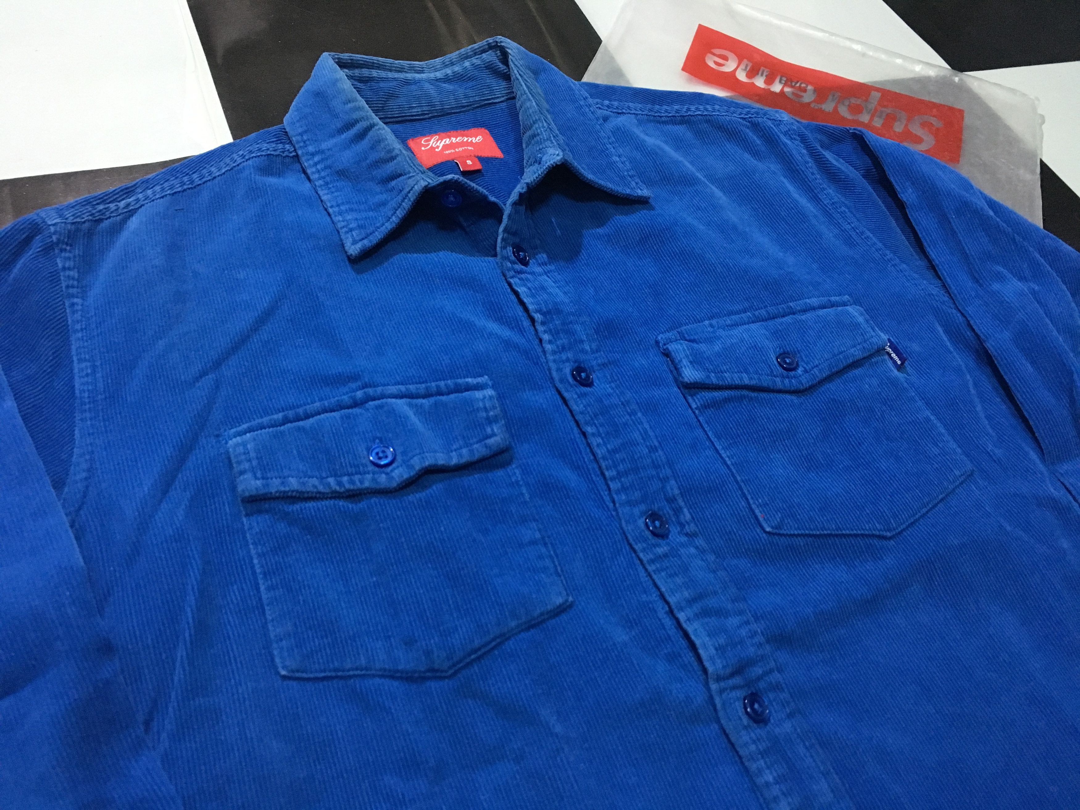 Supreme 🔥 Supreme Corduroy Shirt Button Ups Long Sleeve Shirt Size US S / EU 44-46 / 1 - 1 Thumbnail