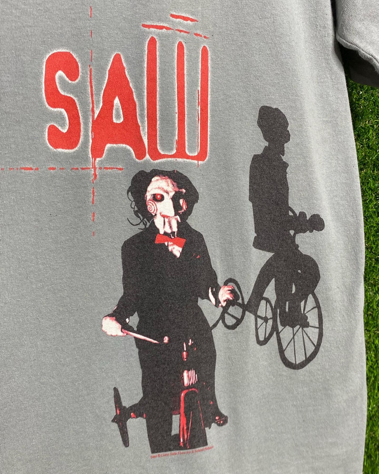 Vintage 🚨Vintage Saw 2004 Movie Promo T-Shirt Size US M / EU 48-50 / 2 - 4 Thumbnail