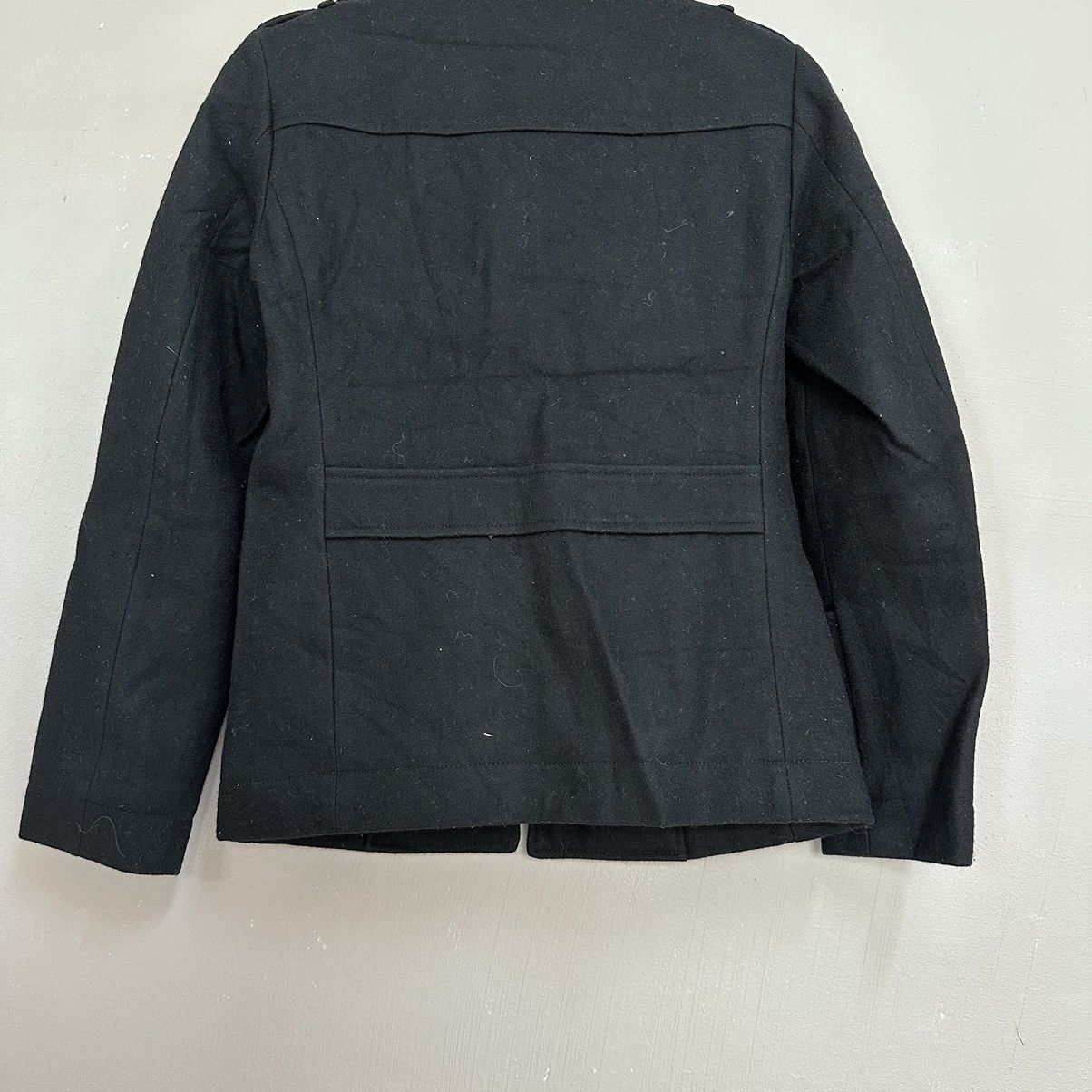 Japanese Brand Vintage Semantic Design Coat Black Pocket Button Size US S / EU 44-46 / 1 - 11 Thumbnail