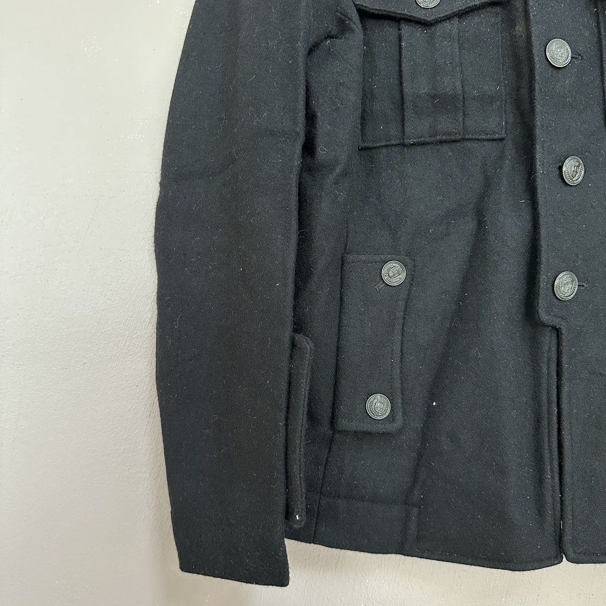 Japanese Brand Vintage Semantic Design Coat Black Pocket Button Size US S / EU 44-46 / 1 - 5 Thumbnail